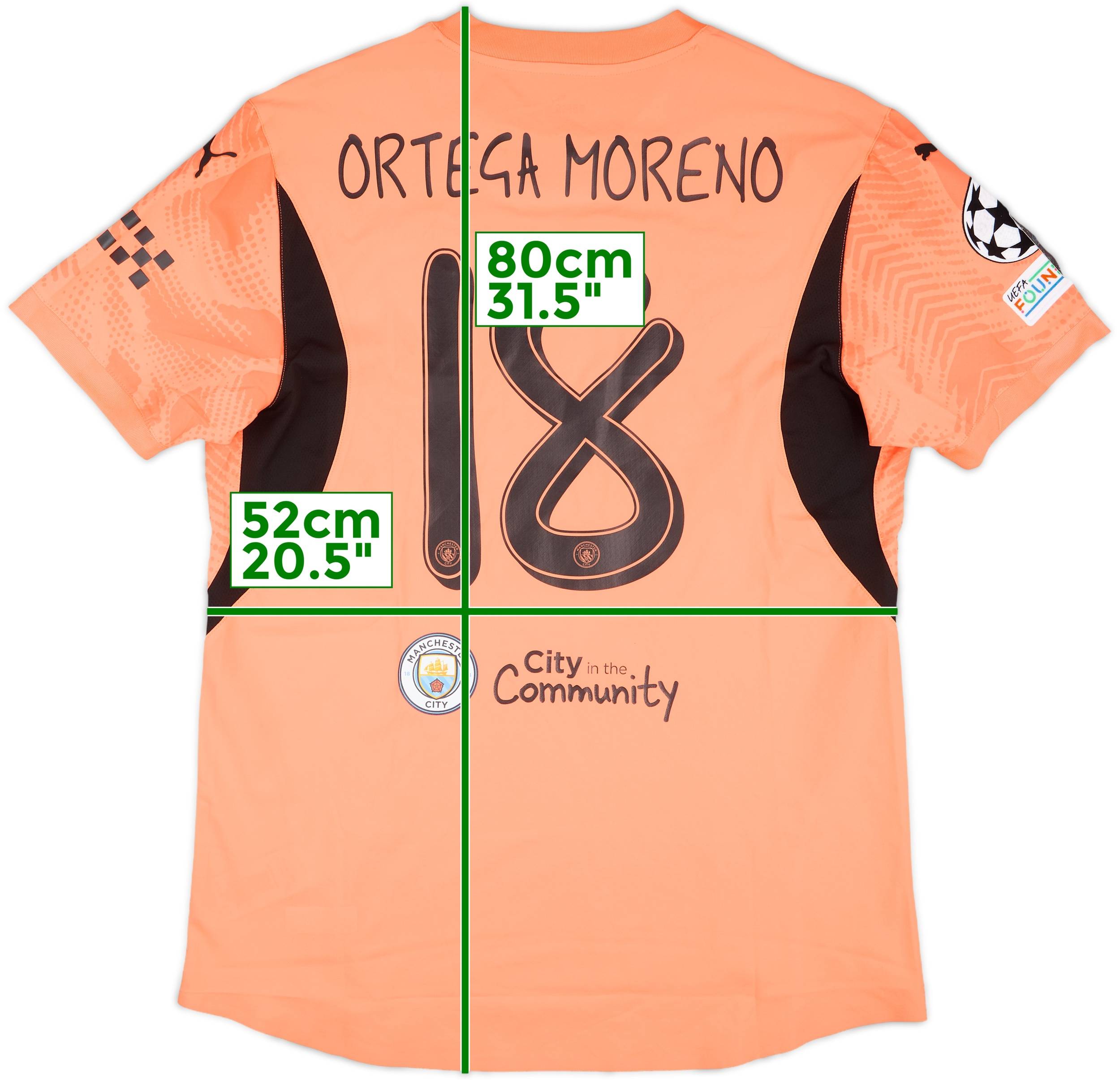 2024-25 Manchester City Match Issue Champions League GK