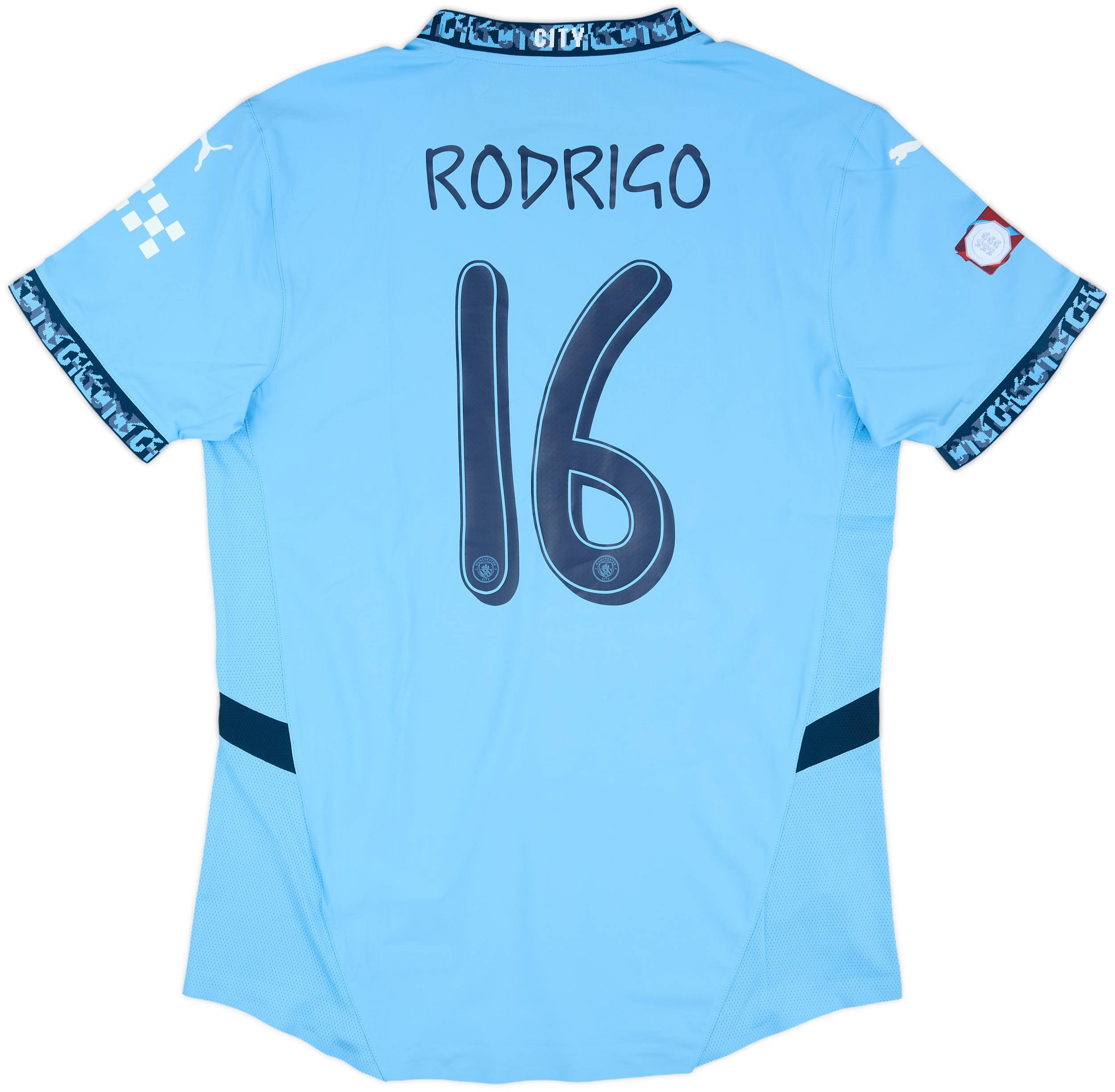 2024-25 Manchester City Match Issue Community Shield Home Shirt