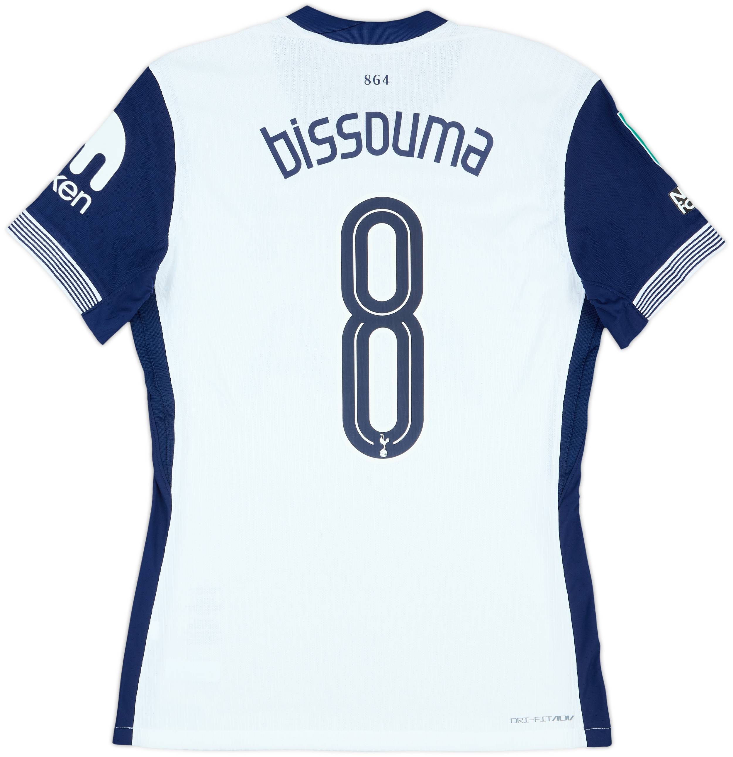 2024-25 Tottenham Match Issue Carabao Cup Home Shirt Bissouma #8