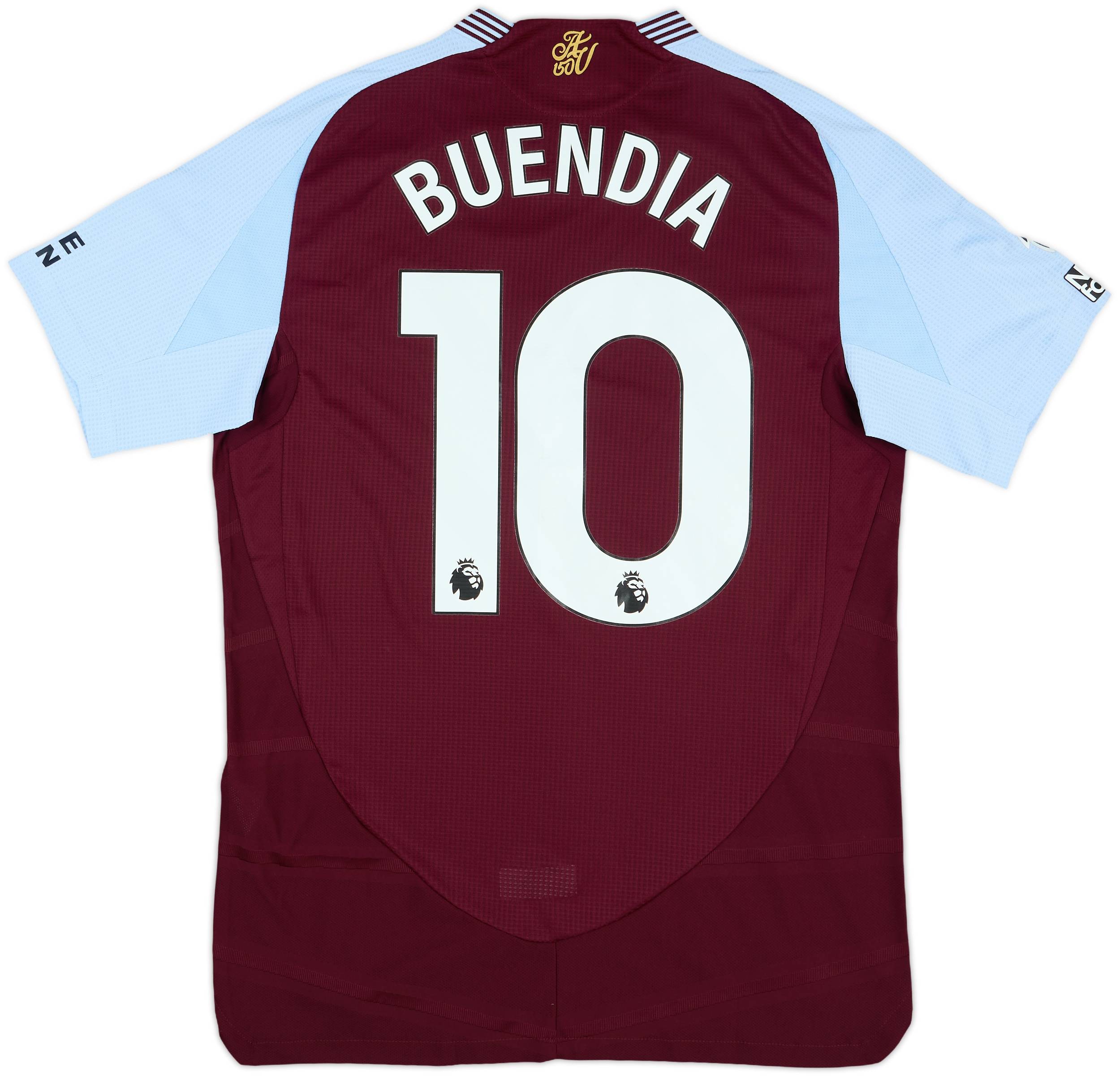 2024-25 Aston Villa Match Issue Home Shirt Buendia #10