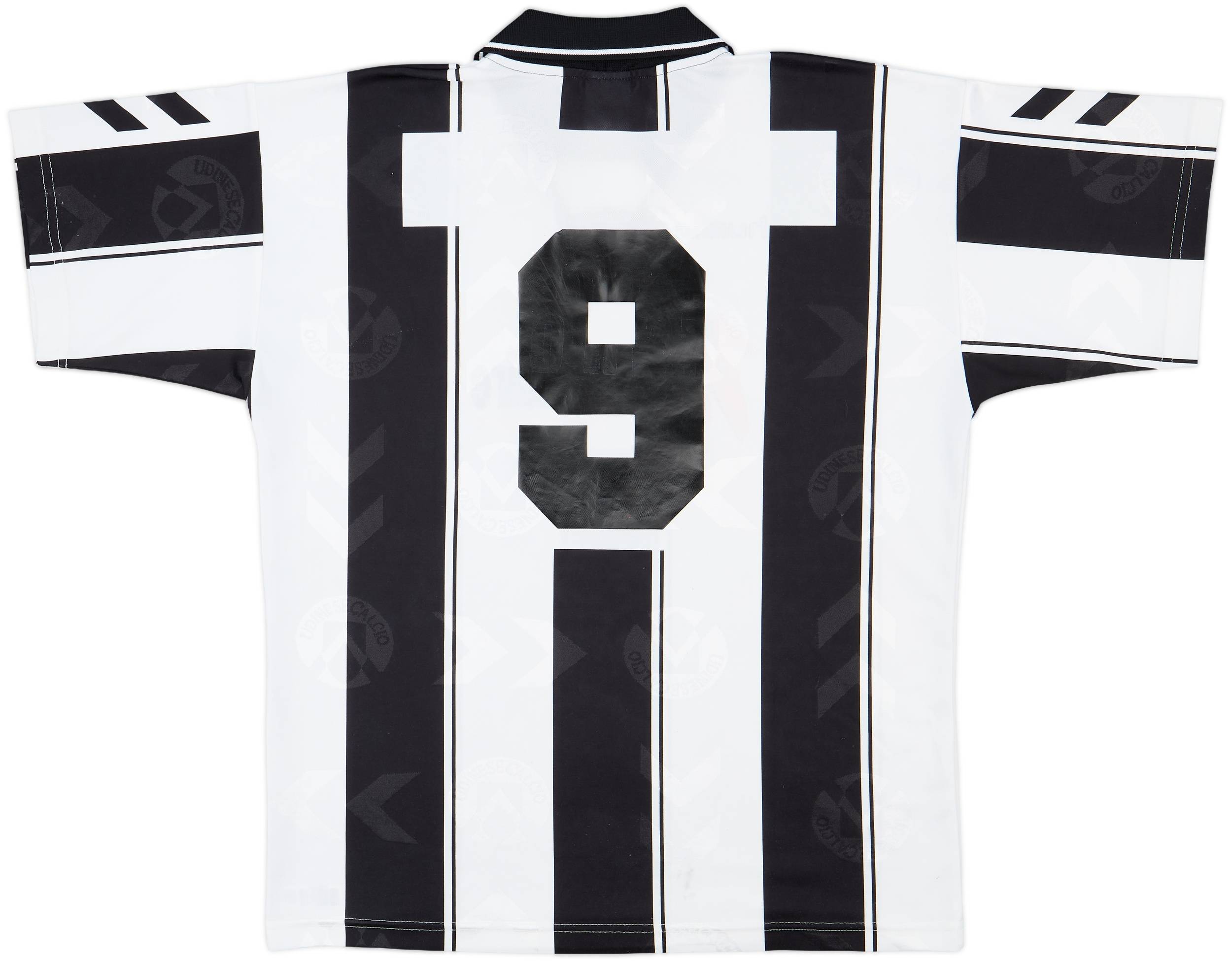 UDINESE CALICIO　サッカーユニフォーム　hummel　セリエA 1996-97 Udinese Home Shirt #9 - 8/10 - (XL)