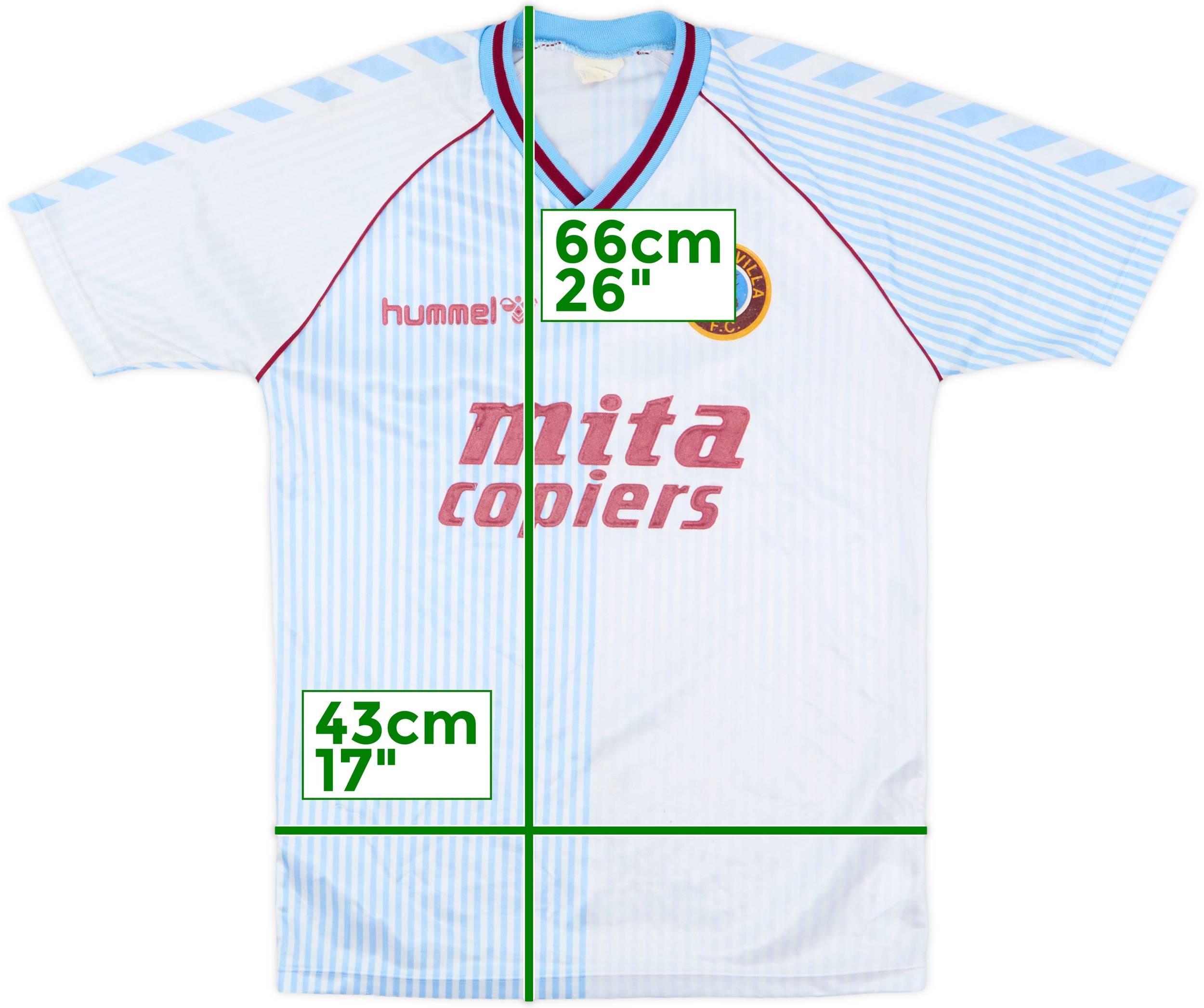 1987-89 Aston Villa Away Shirt - 8/10 - (S)