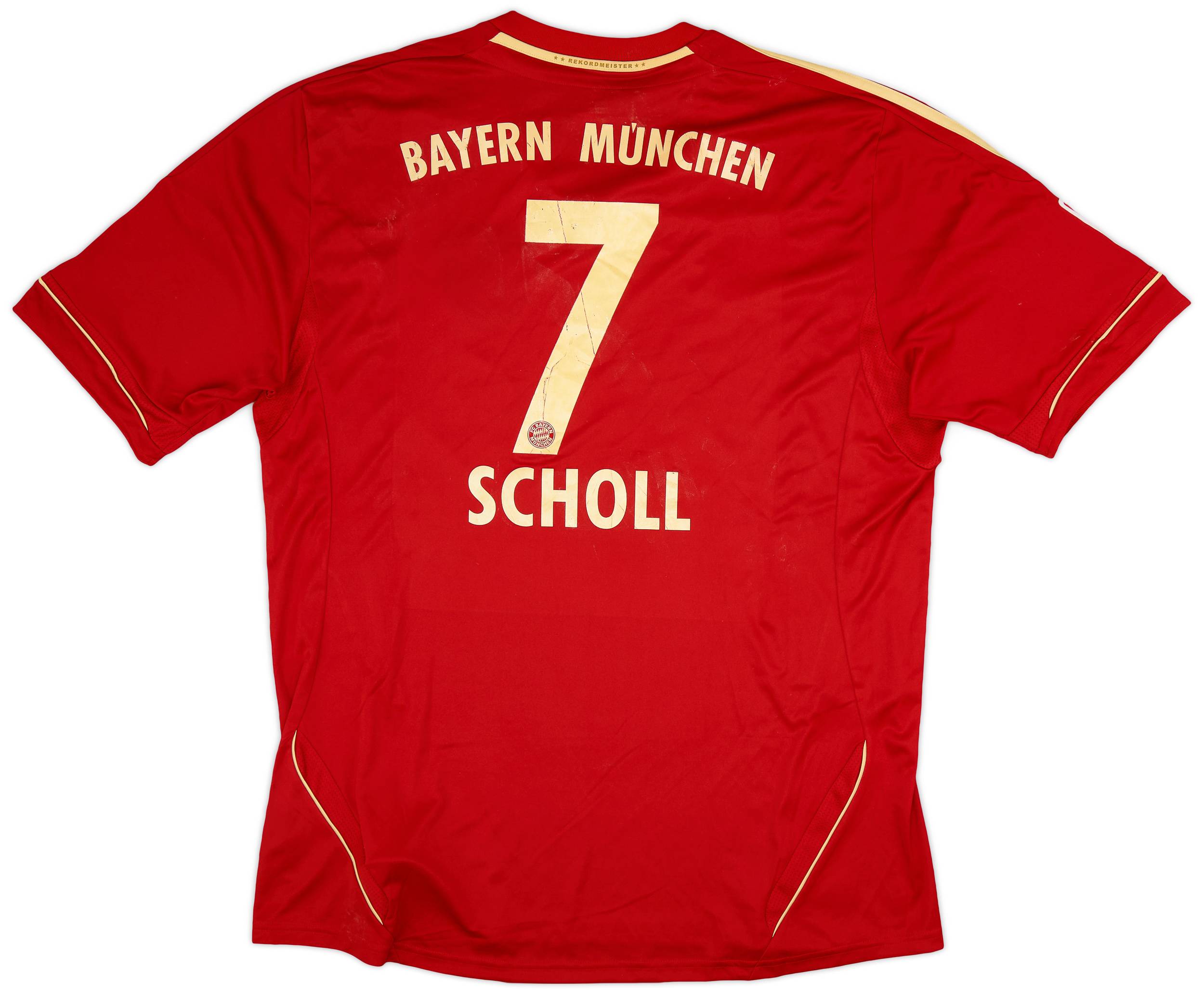 2011-13 Bayern Munich Home Shirt Scholl #7 - 4/10 - (XXL)