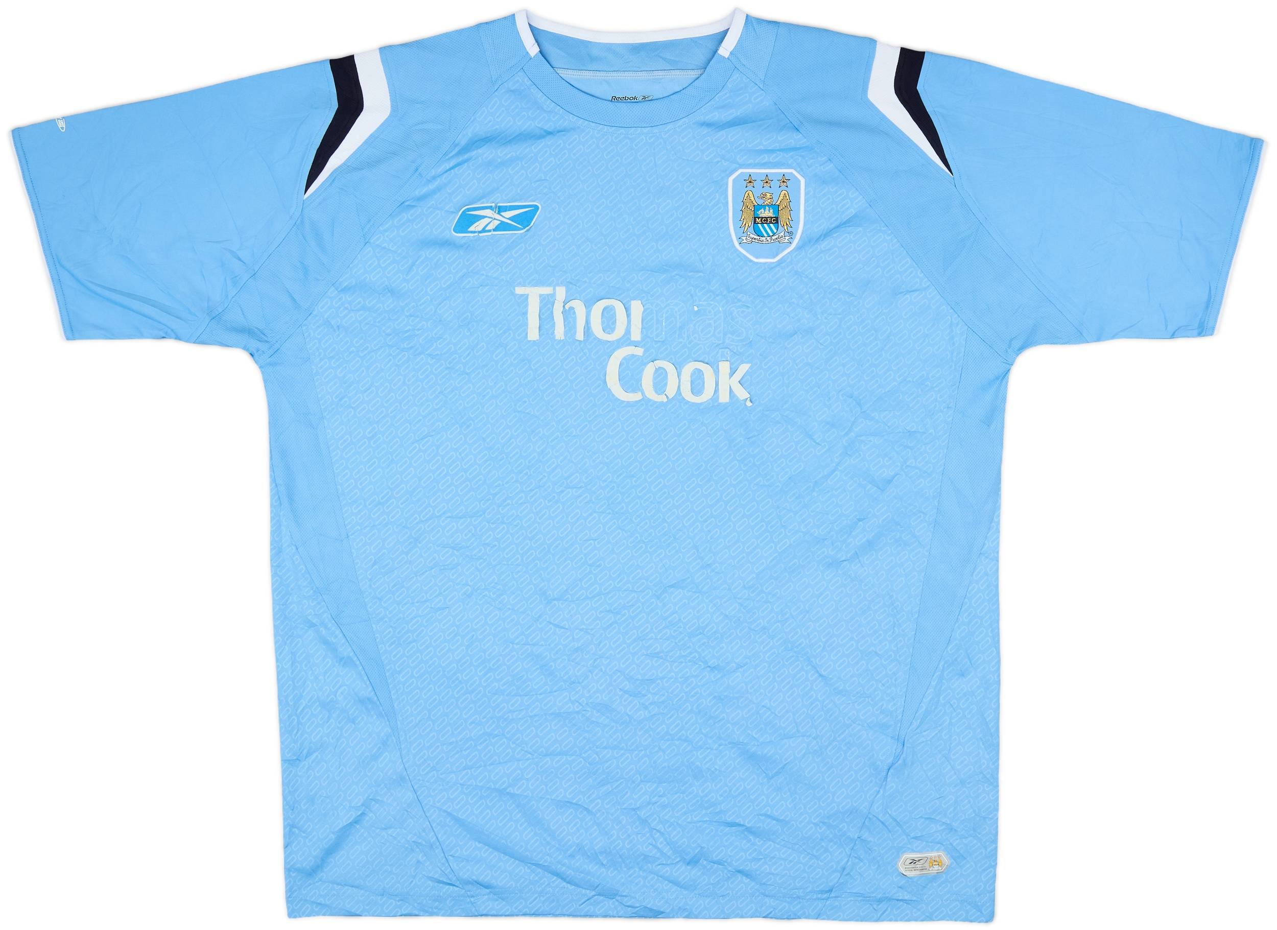 2004-05 Manchester City Home Shirt - 4/10 - (XL)