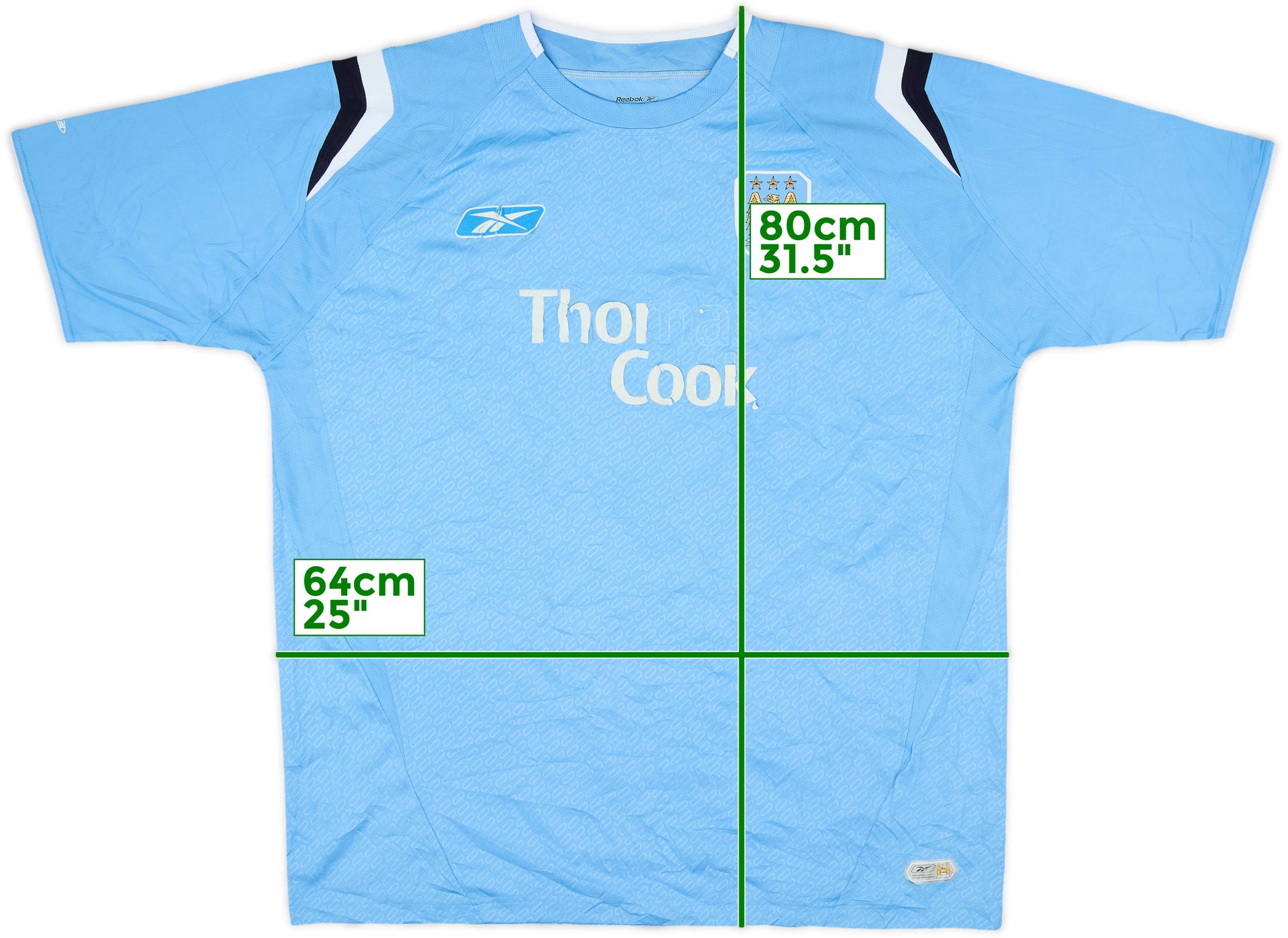 2004-05 Manchester City Home Shirt - 4/10 - (XL)