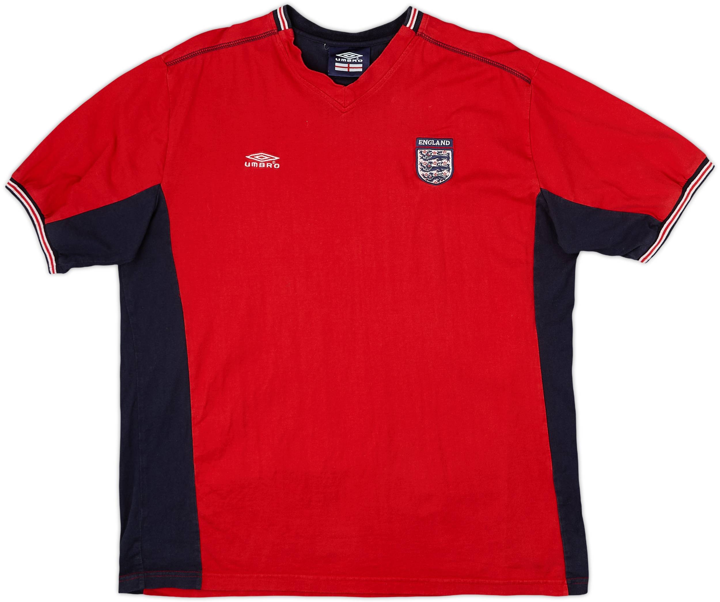 2002-03 England Umbro Cotton Tee - 9/10 - (XL)