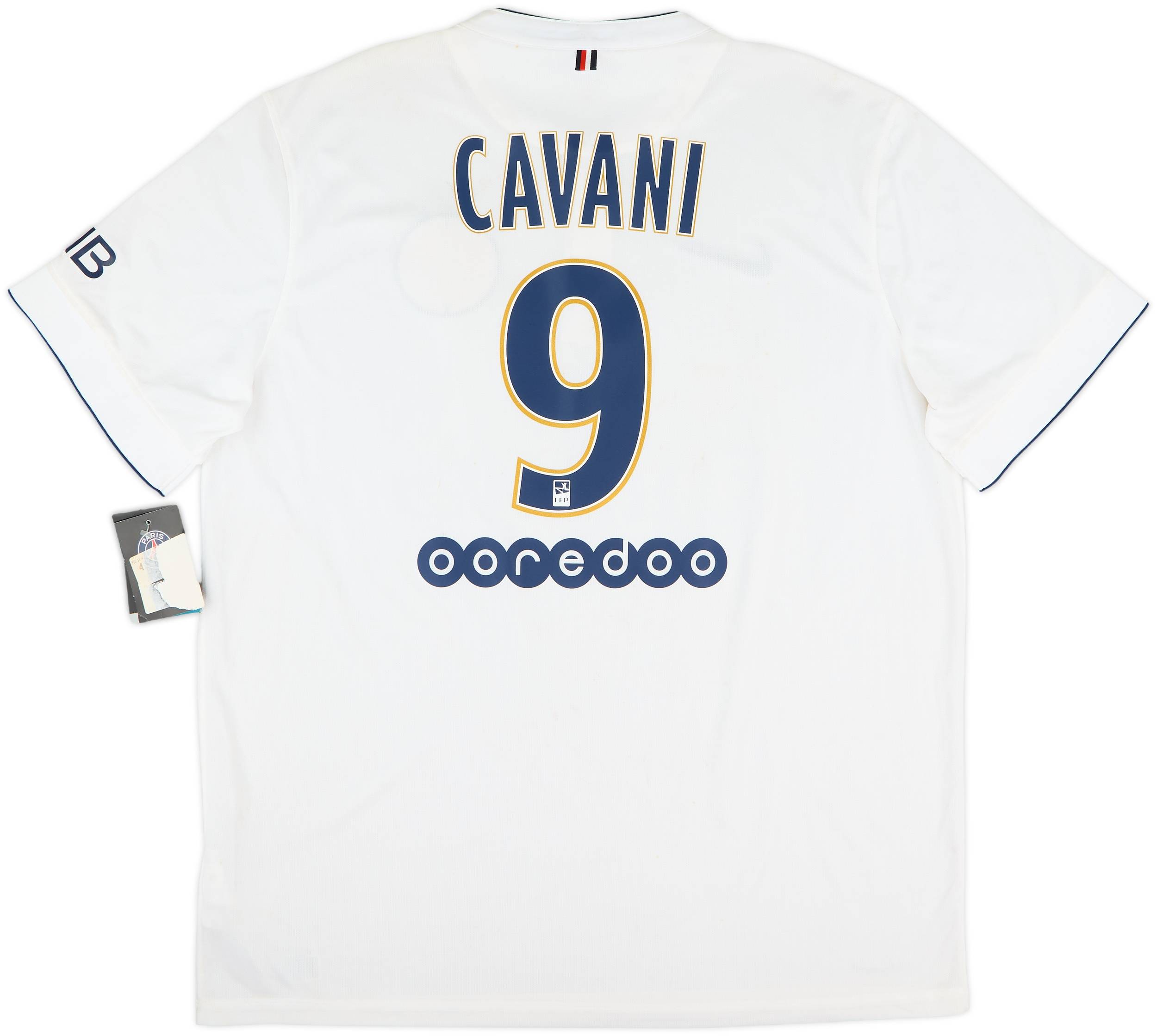 PSG 14/15 アウェイユニフォーム カバーニ 2014-15 Paris Saint-Germain Away Shirt Cavani #9 (XL)