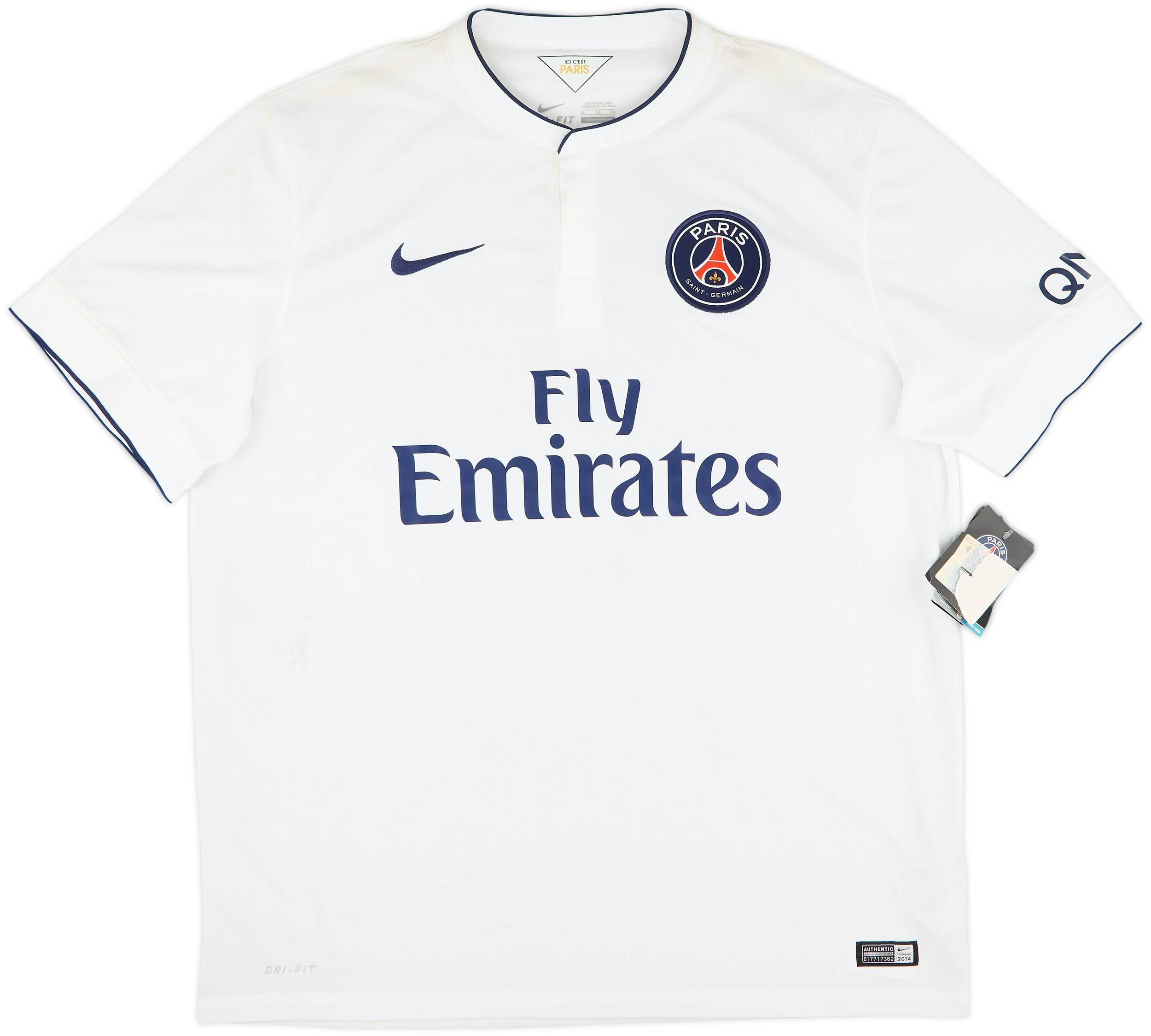 2014-15 Paris Saint-Germain Away Shirt Cavani #9 (XL)