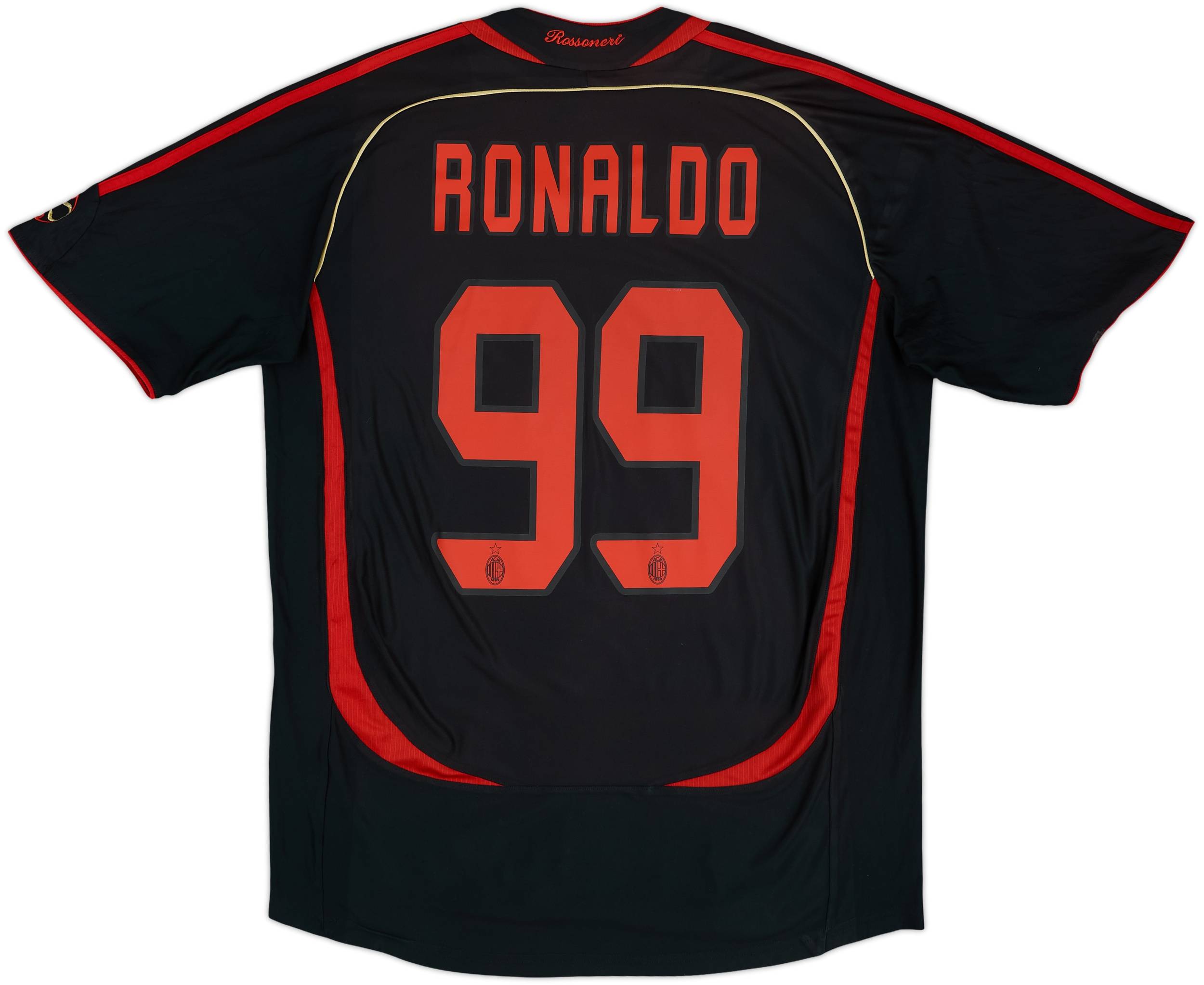 2006-07 AC Milan Third Shirt Ronaldo #99 - 6/10 - (M)