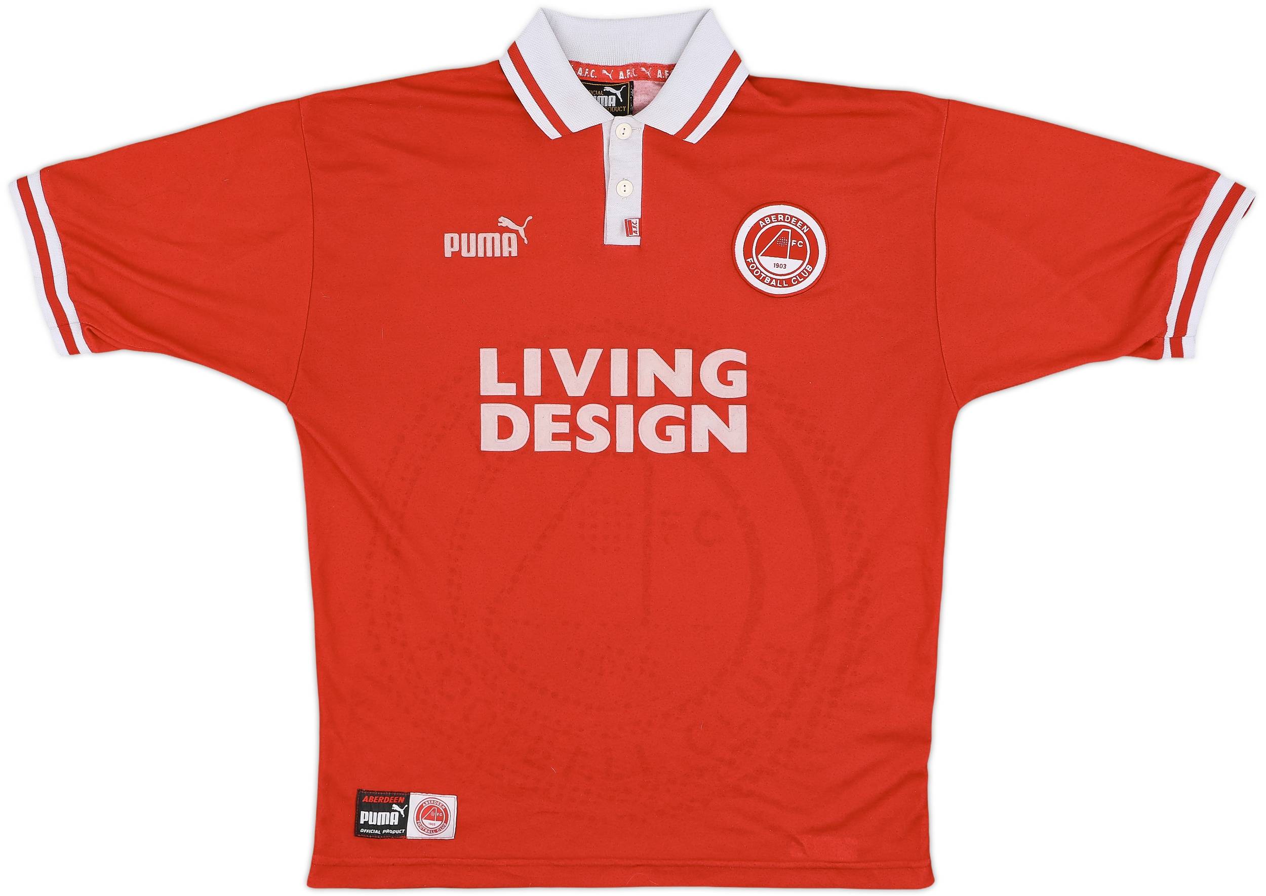 1997-98 Aberdeen Home Shirt - 7/10 - (M)