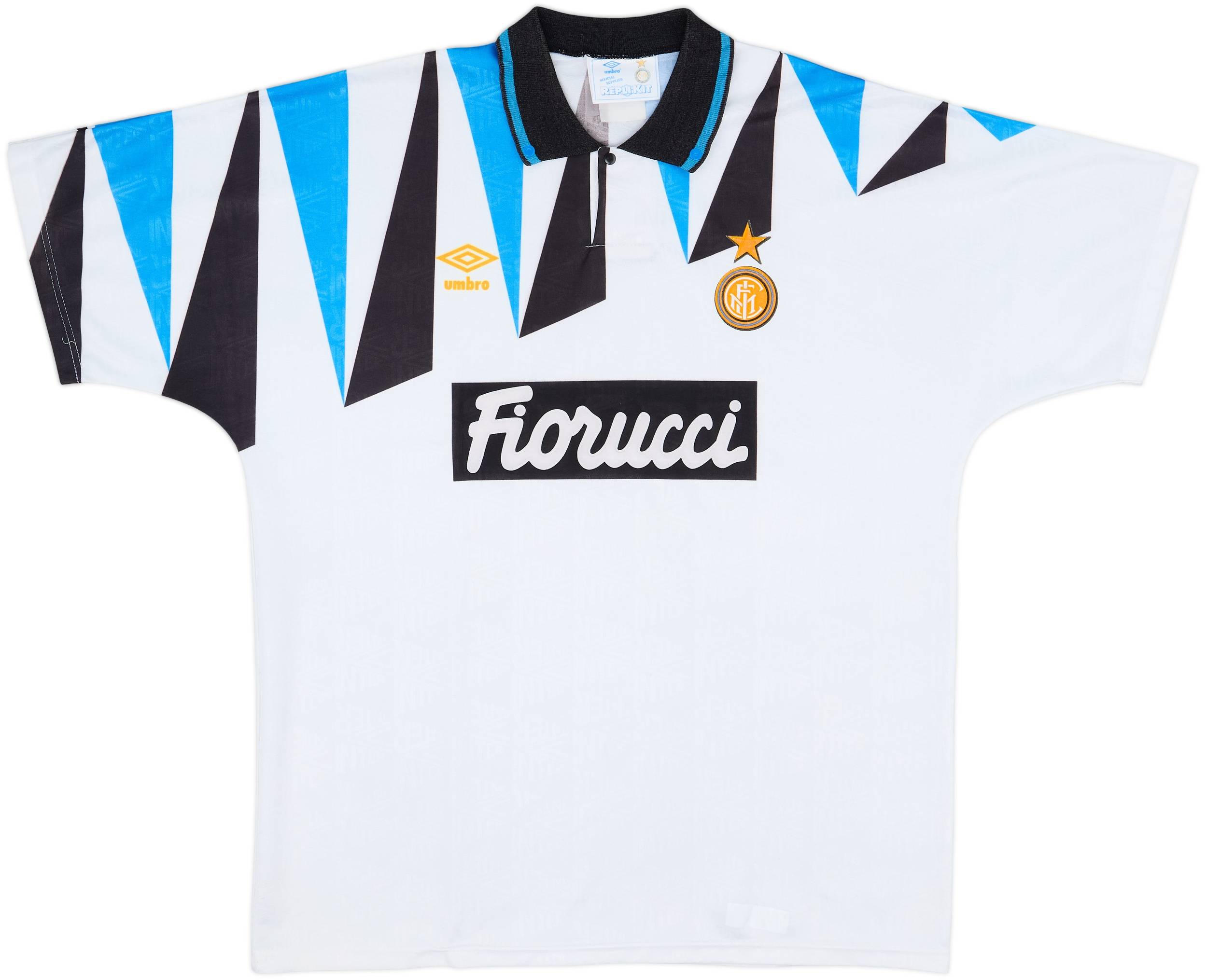 1991-92 Inter Milan Away Shirt - 8/10 - (XL)