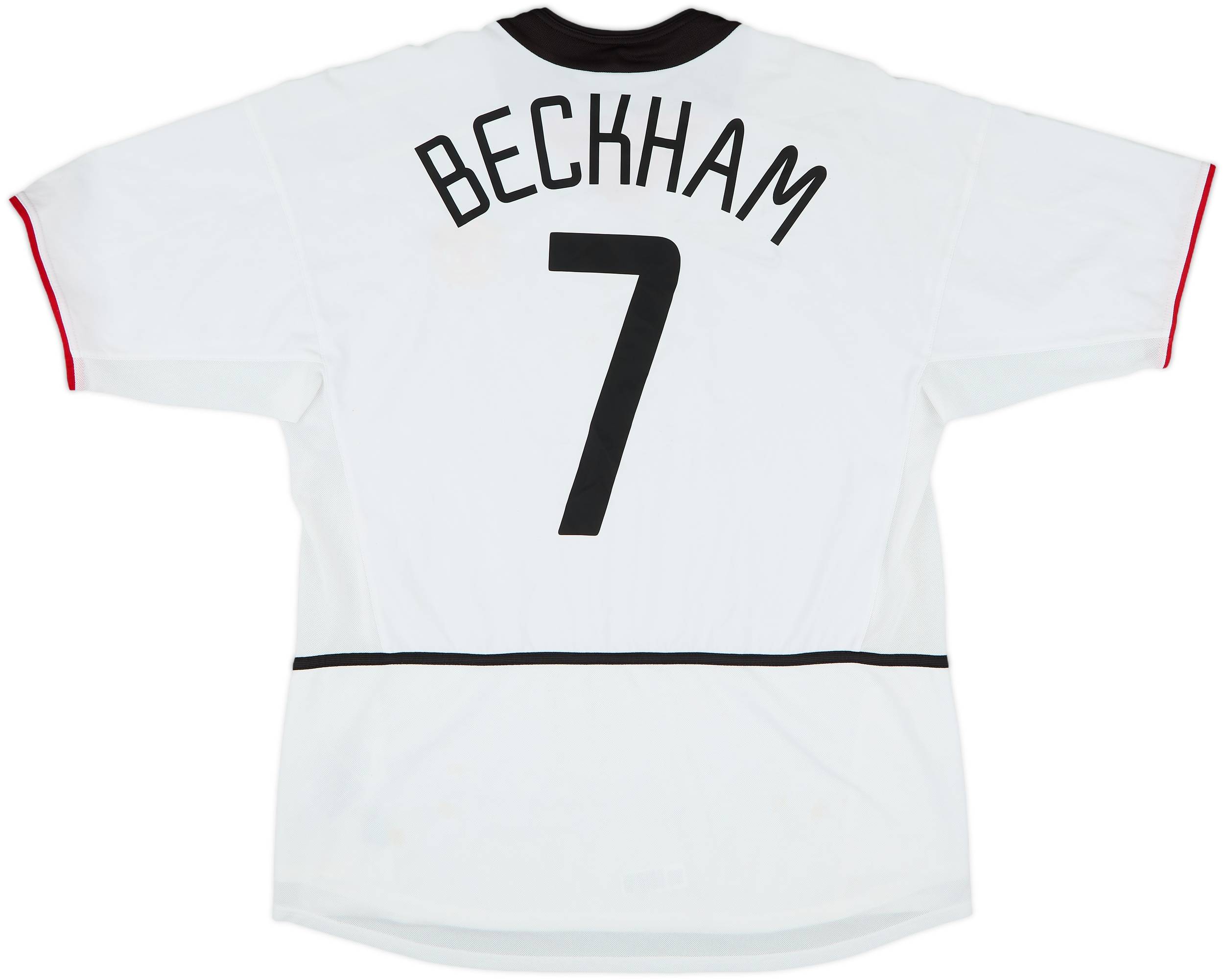 2002-03 Manchester United Away Shirt Beckham #7 - 3/10 - (L)