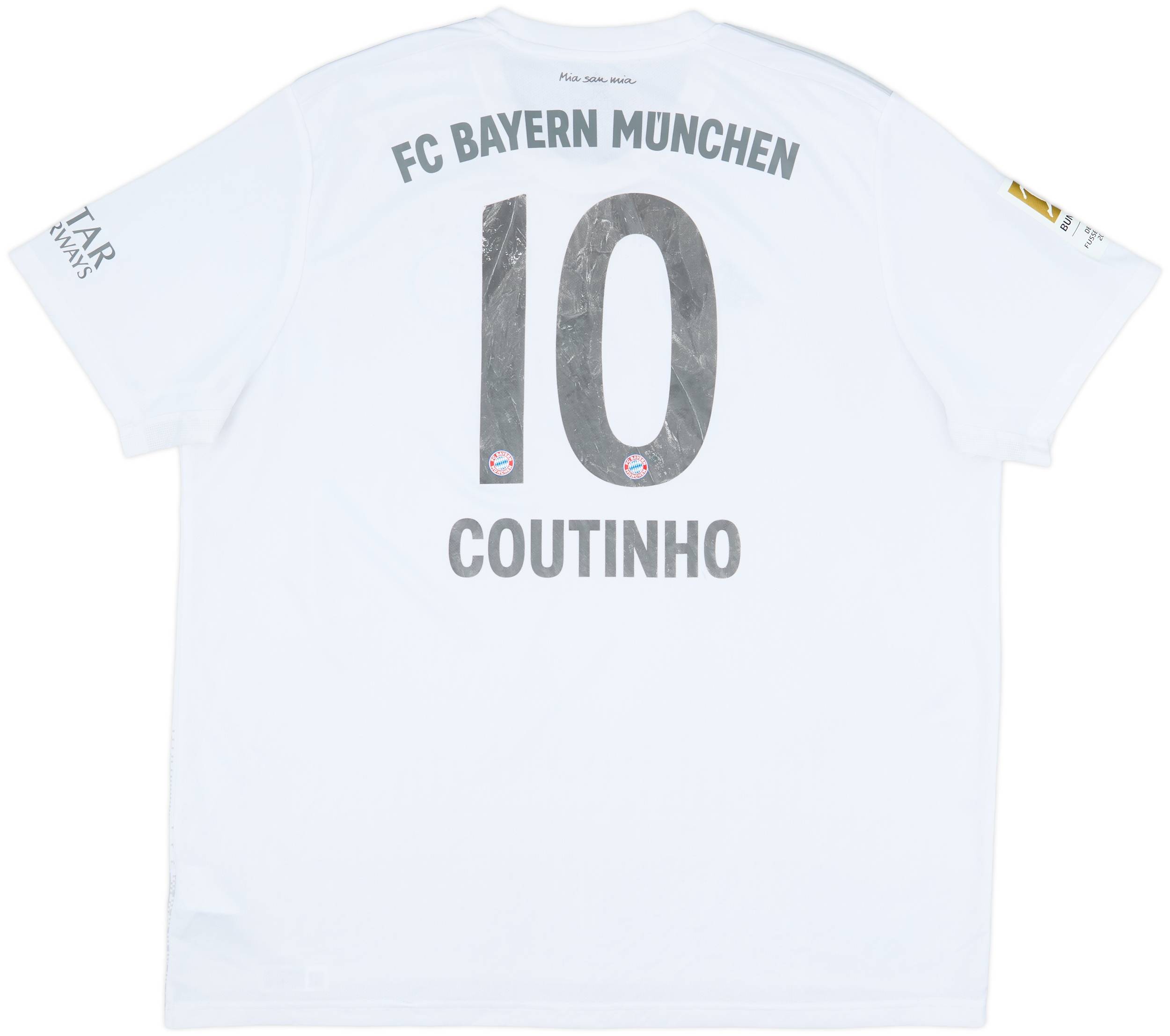 2019-20 Bayern Munich Away Shirt Coutinho #10 6/10 (XXL)