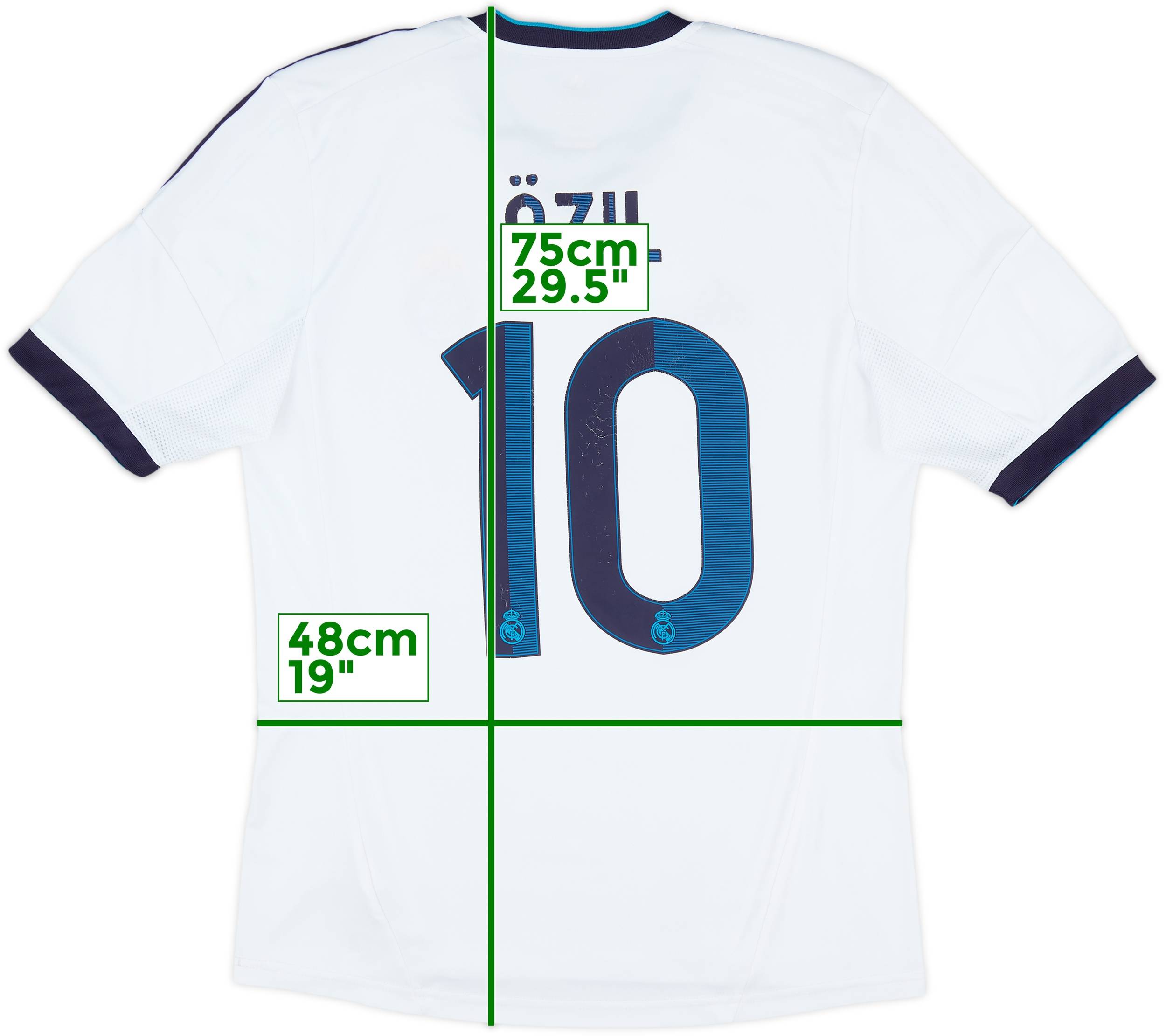 2012-13 Real Madrid Home Shirt Ozil #10 - 6/10 - (M)