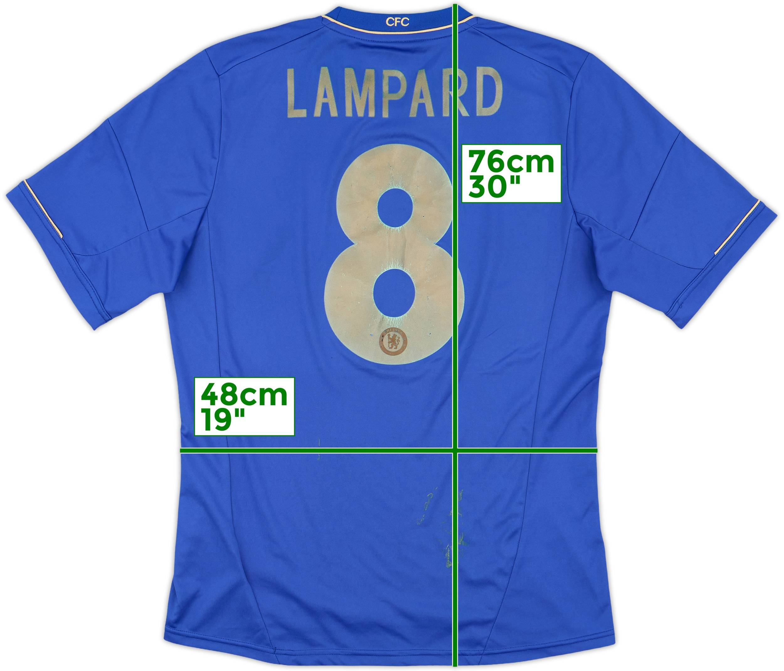 Chelsea FC Lampard 8 シャツ Mサイズ　タグ付きの新品 FRANK LAMPARD #8 MEN'S FC CHELSEA 2010/2011 SOCCER FOOTBALL