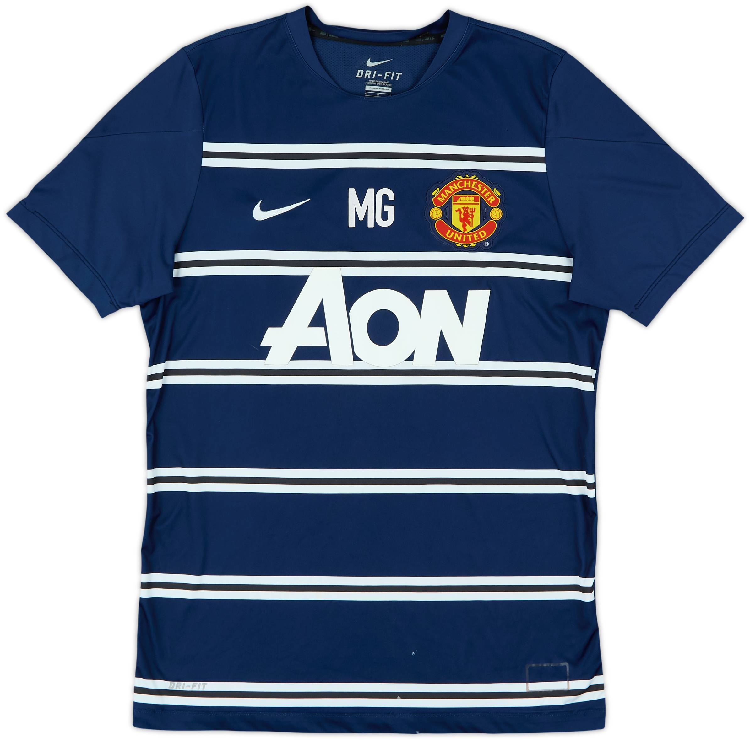 NIKE MUNCHESTER UNITED ユニフォーム　M 相当 MANCHESTER UNITED AON Nike Dri-Fit Soccer Jersey Blue Adult