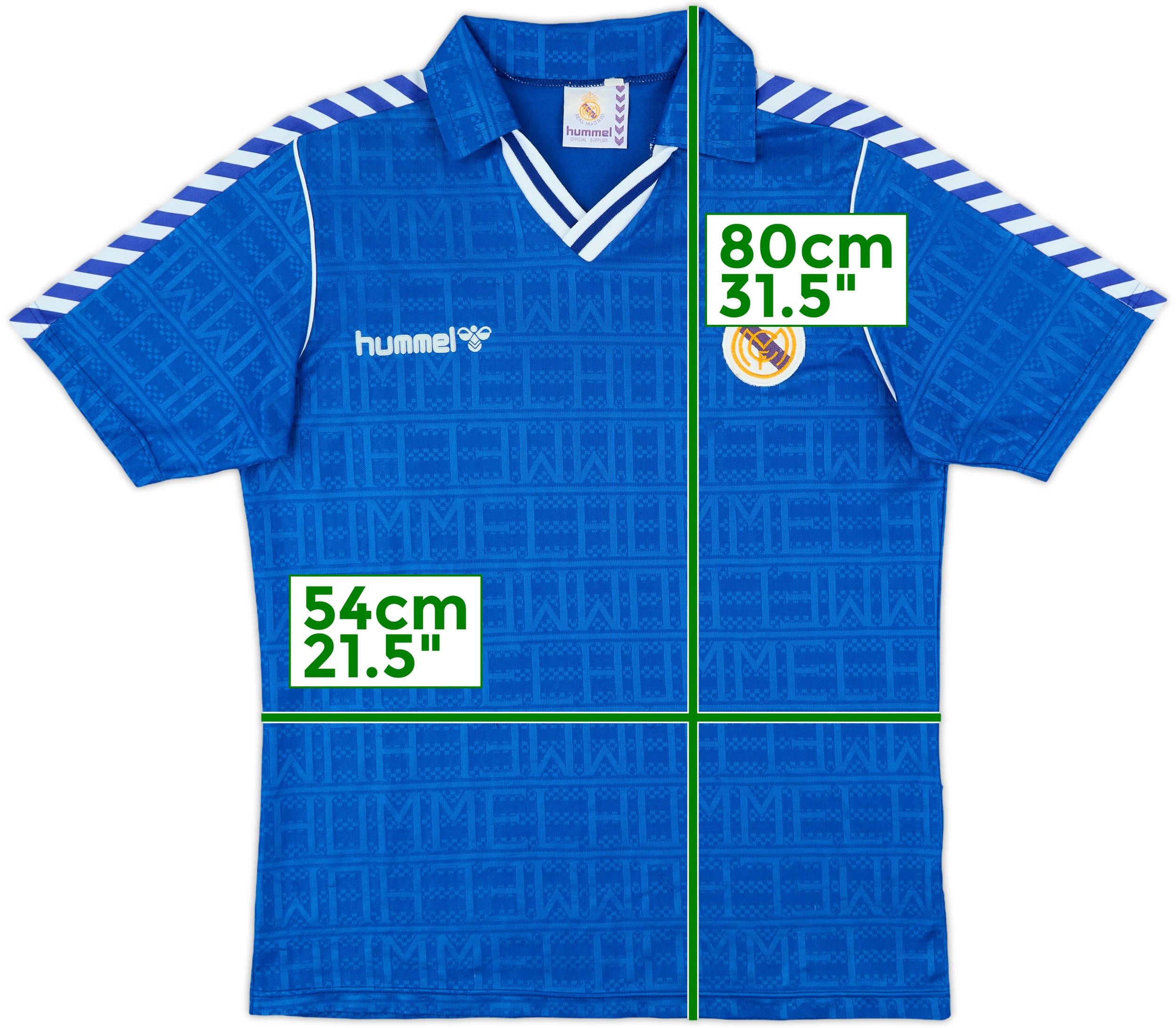 1988-89 Real Madrid Away Shirt - 9/10 - (XL)