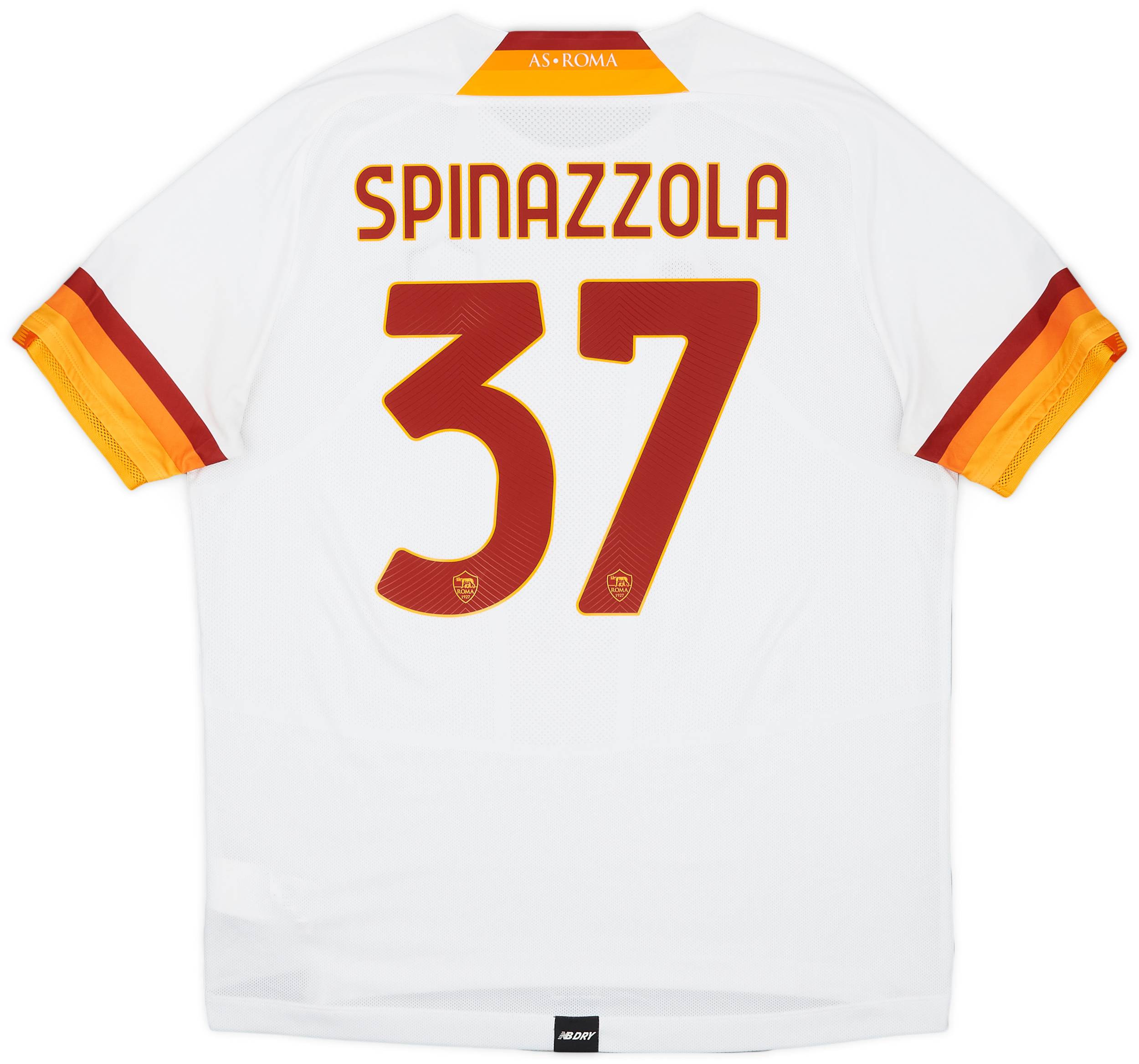 2021-22 Roma Away Shirt Spinazzola #37 - 6/10 - (XL)