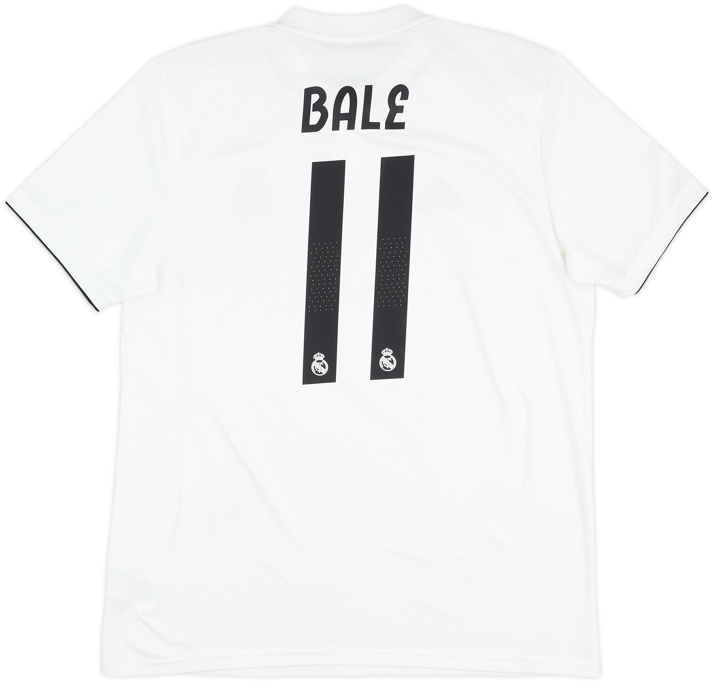 2018-19 Real Madrid Home Shirt Bale #11 - 7/10 - (L)