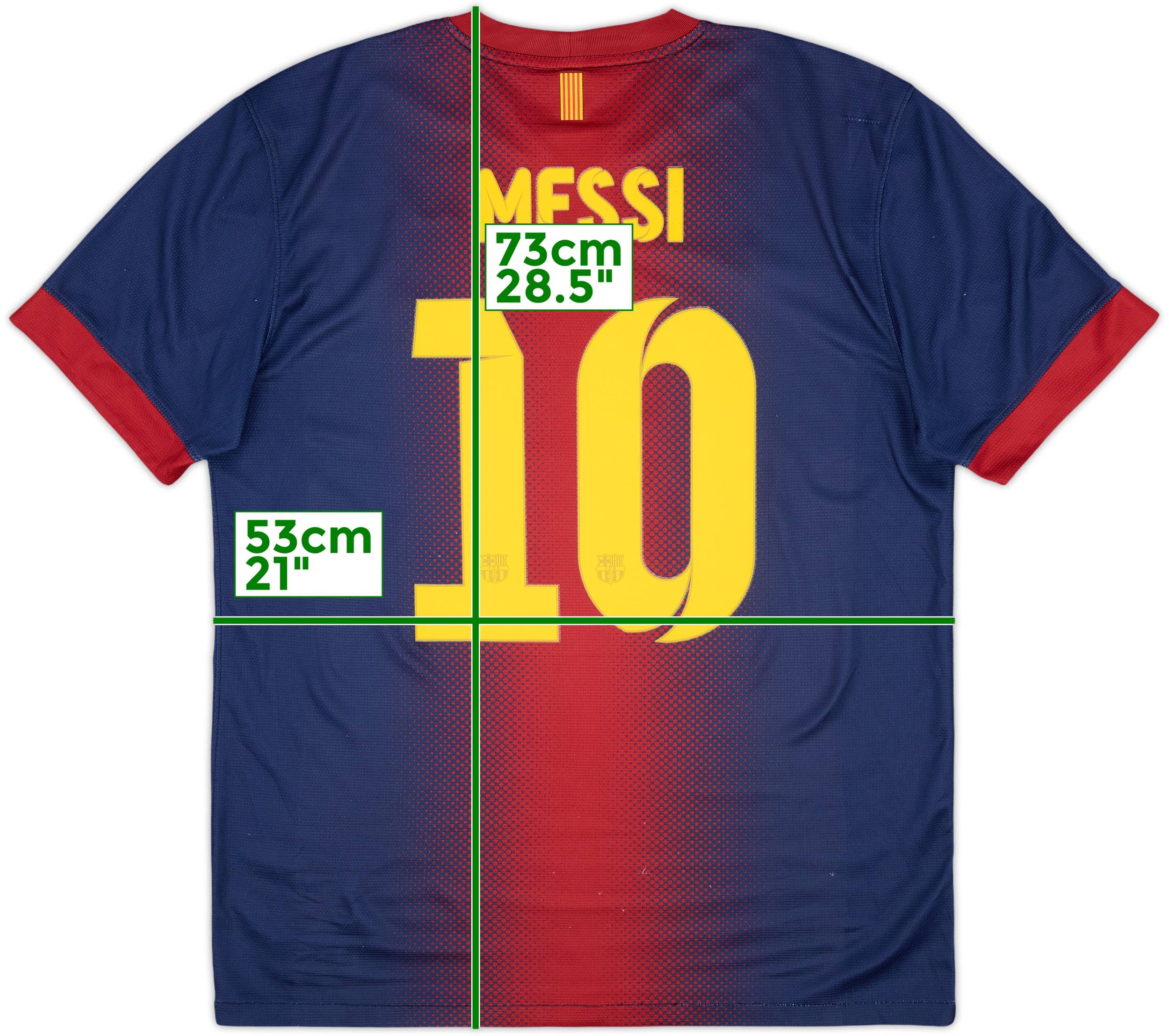 2012-13 Barcelona Player Issue Home Shirt Messi #10 - 6/10 - (L)