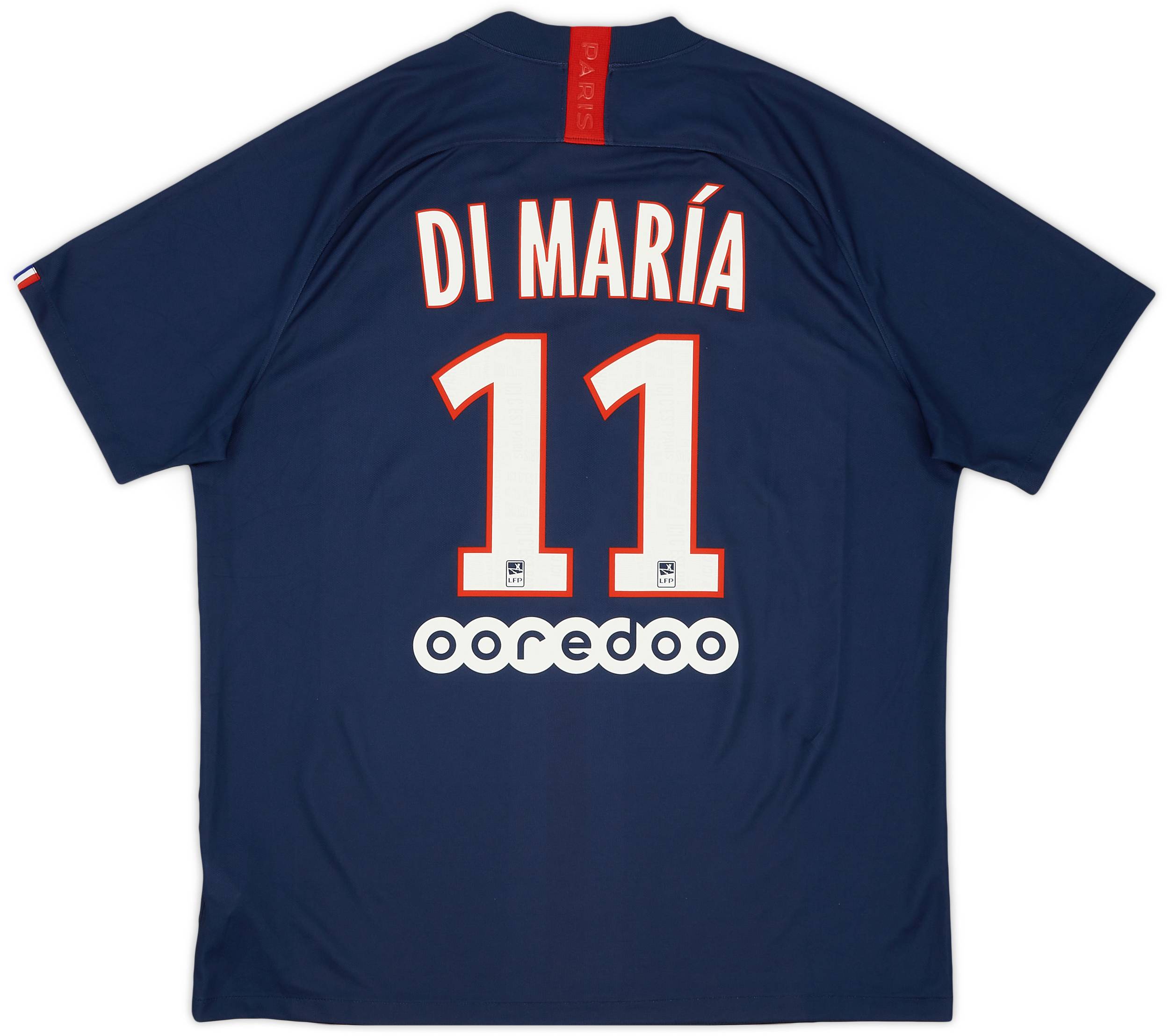 2019-20 Paris Saint-Germain Home Shirt DiMaria #11 - 7/10 - (XL)