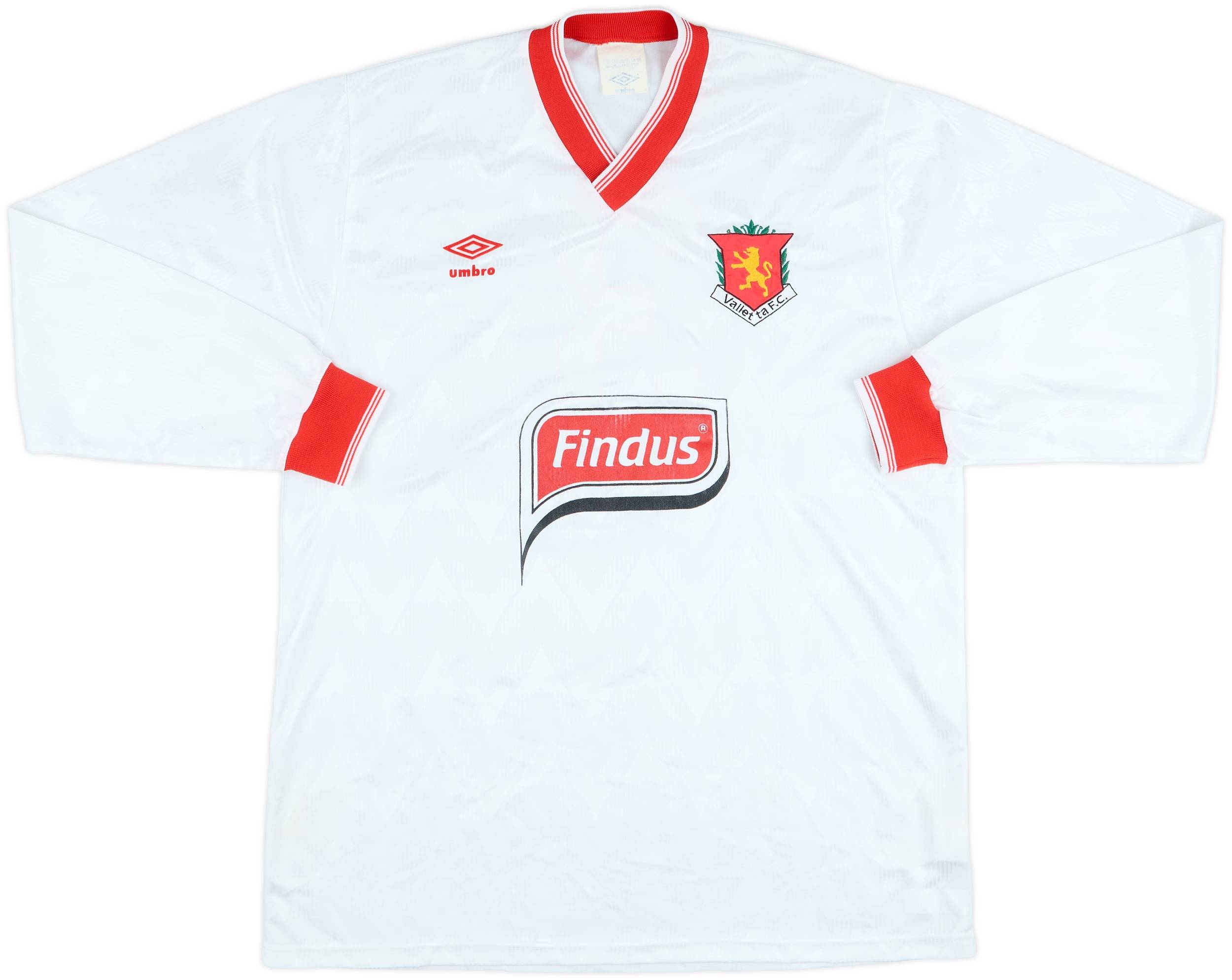 Valletta F.C. ユニフォーム 1992-94 Valletta Match Issue Home L/S Shirt #3