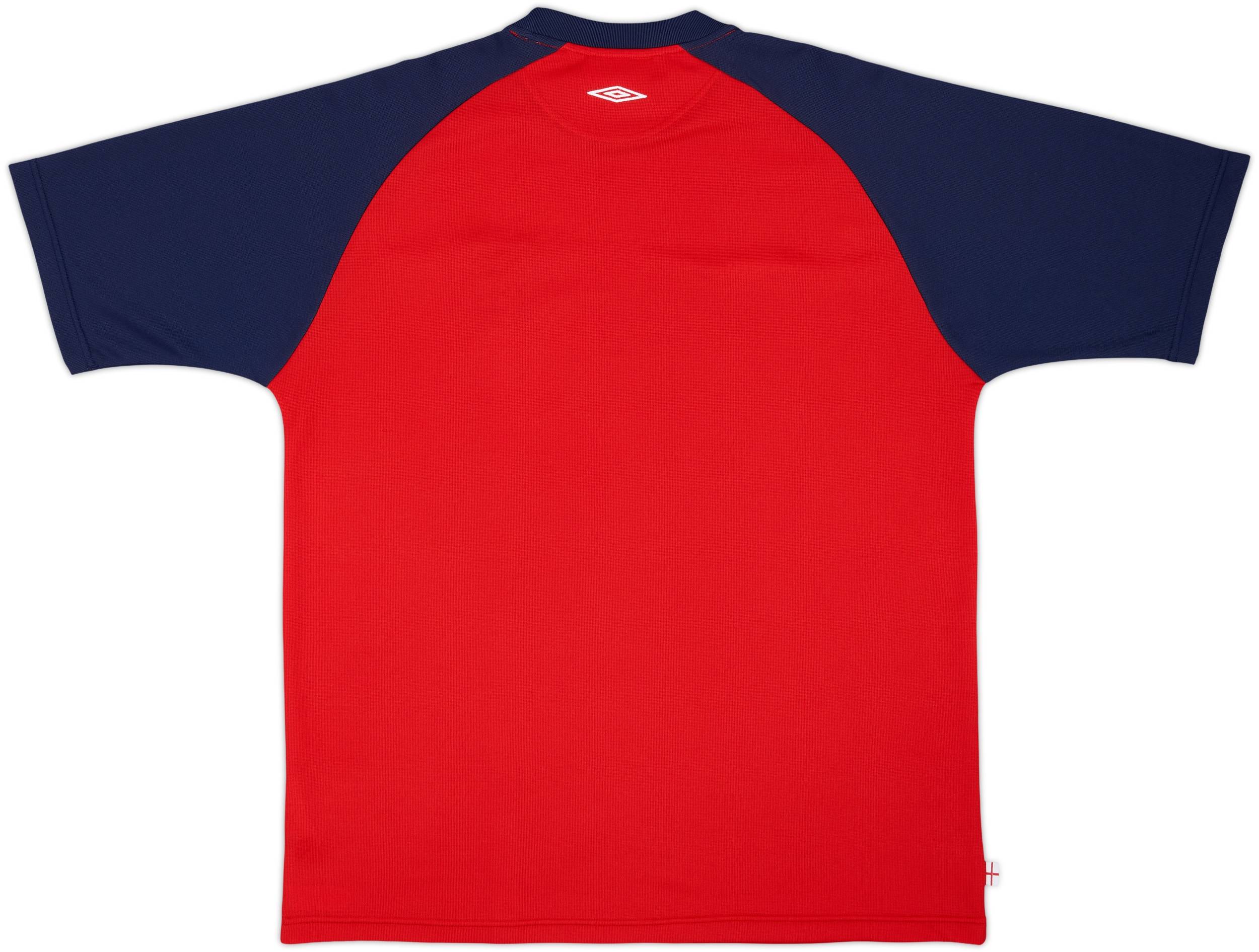 2001-02 England Umbro Training Shirt - 8/10 - (XL)