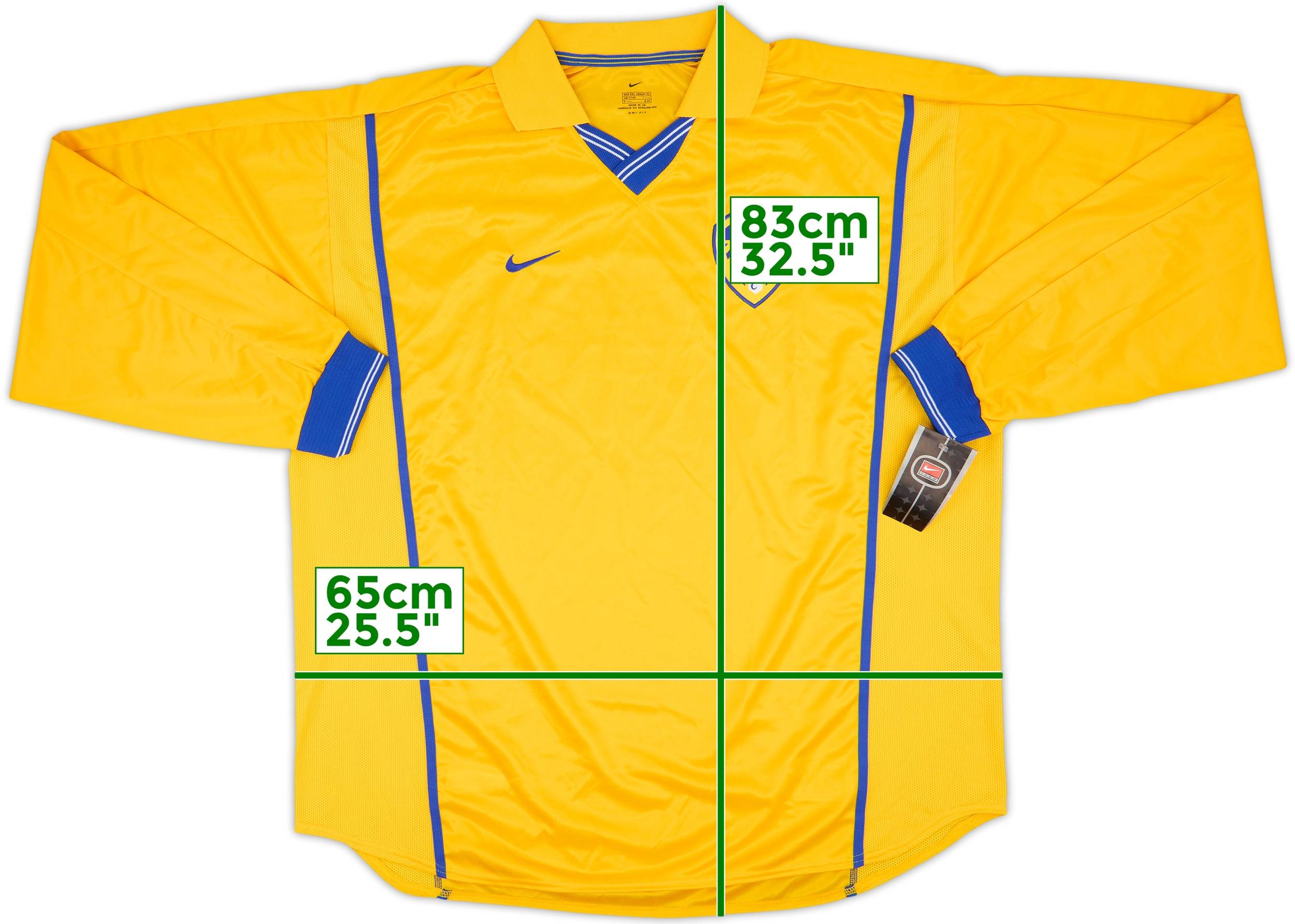 2000-02 Leeds United Player Issue Away L/S Shirt (XXL)