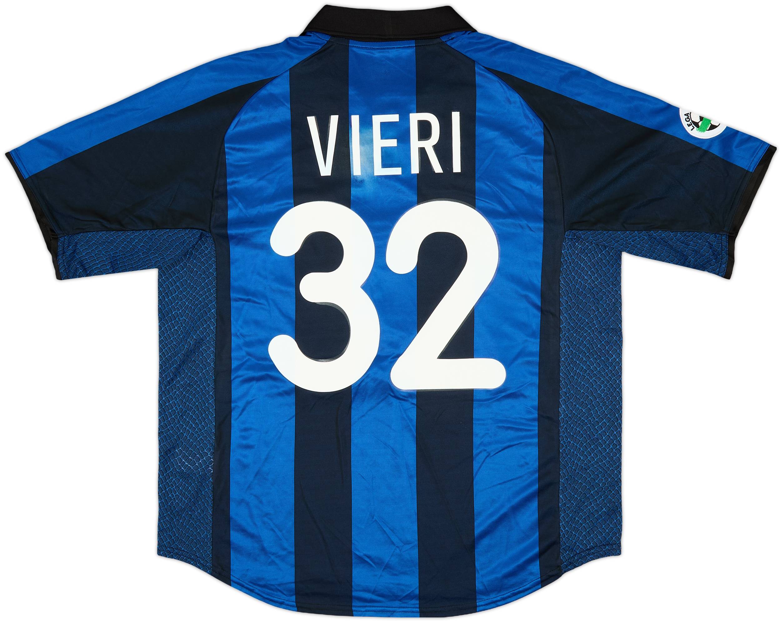 2003-04 Inter Milan Match Issue Home Shirt Vieri #32