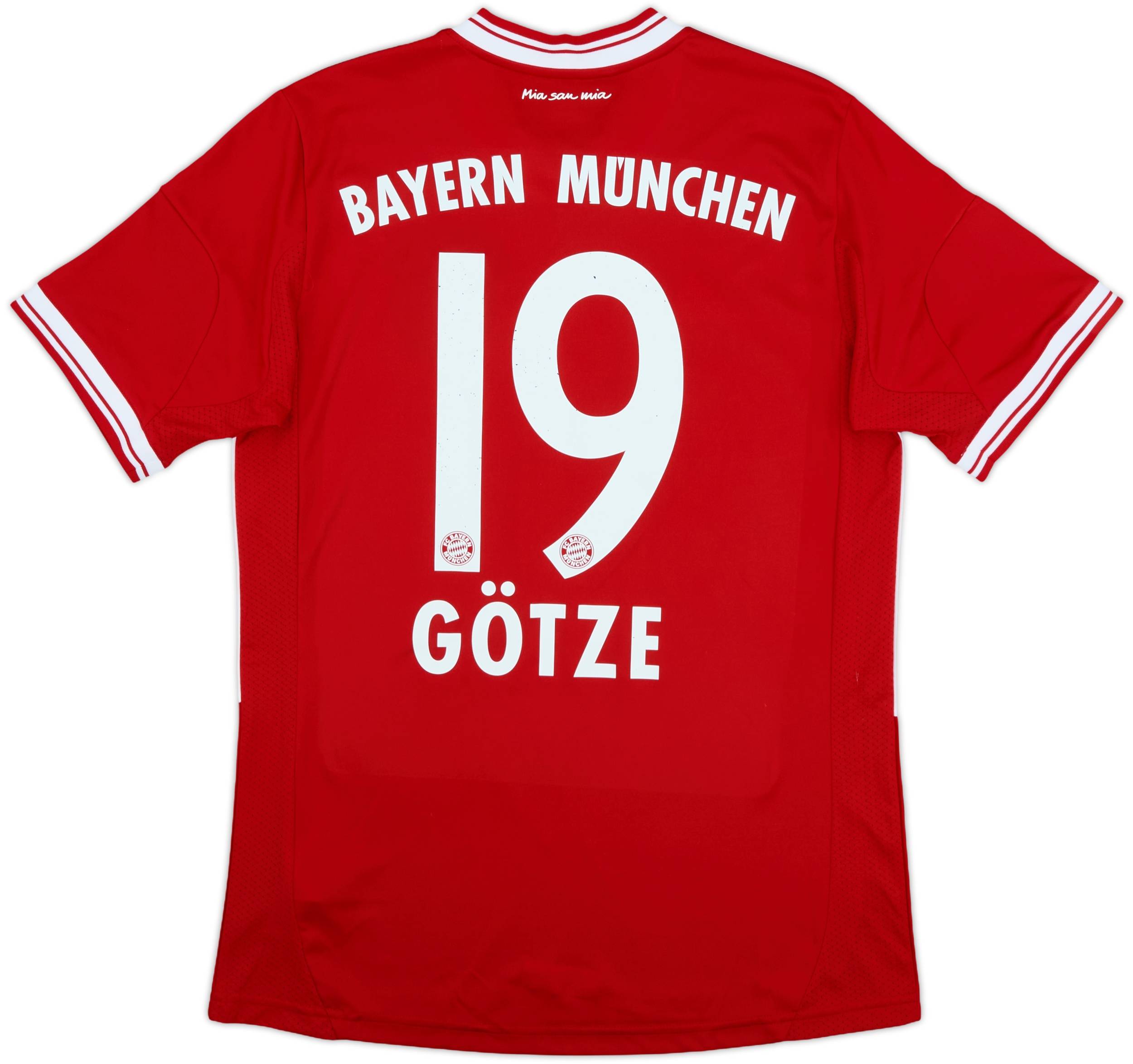 FC Bayern München 2013 シャツ/Lサイズ 2013-14 Bayern Munich Home Shirt Gotze #19 - 8/10 - (XL.Boys)