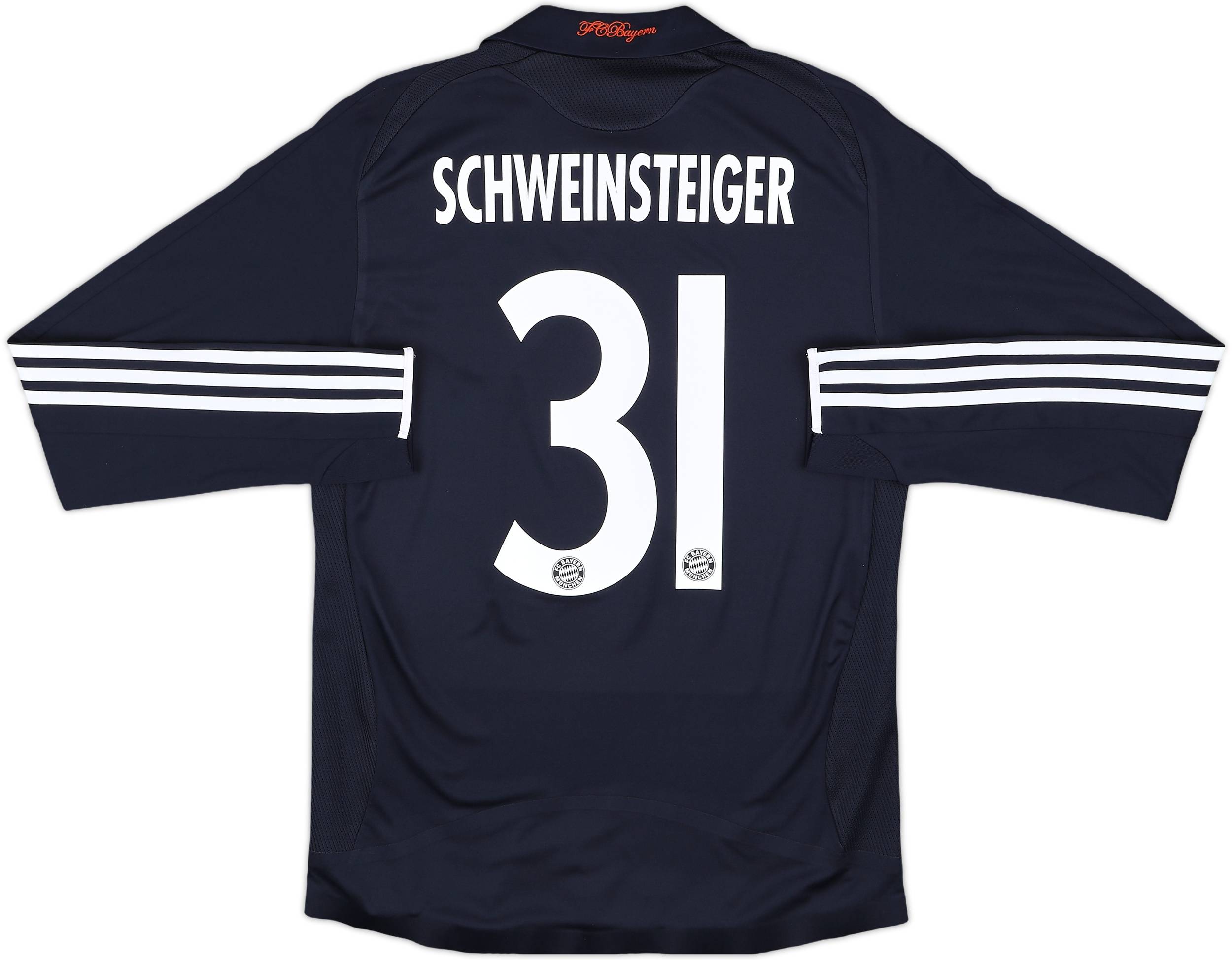 2008-09 Bayern Munich Player Issue Away L/S Shirt
