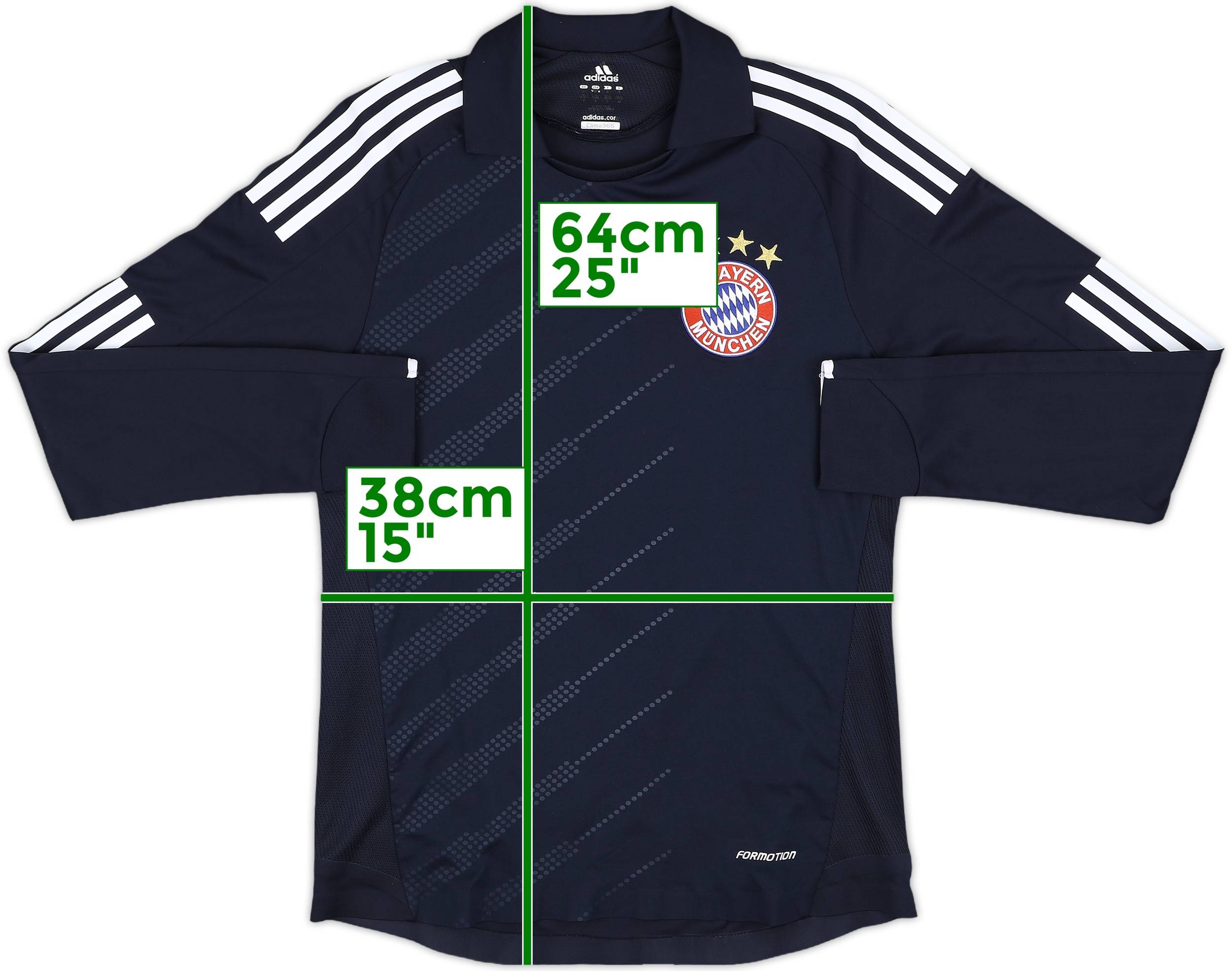 2008-09 Bayern Munich Player Issue Away L/S Shirt