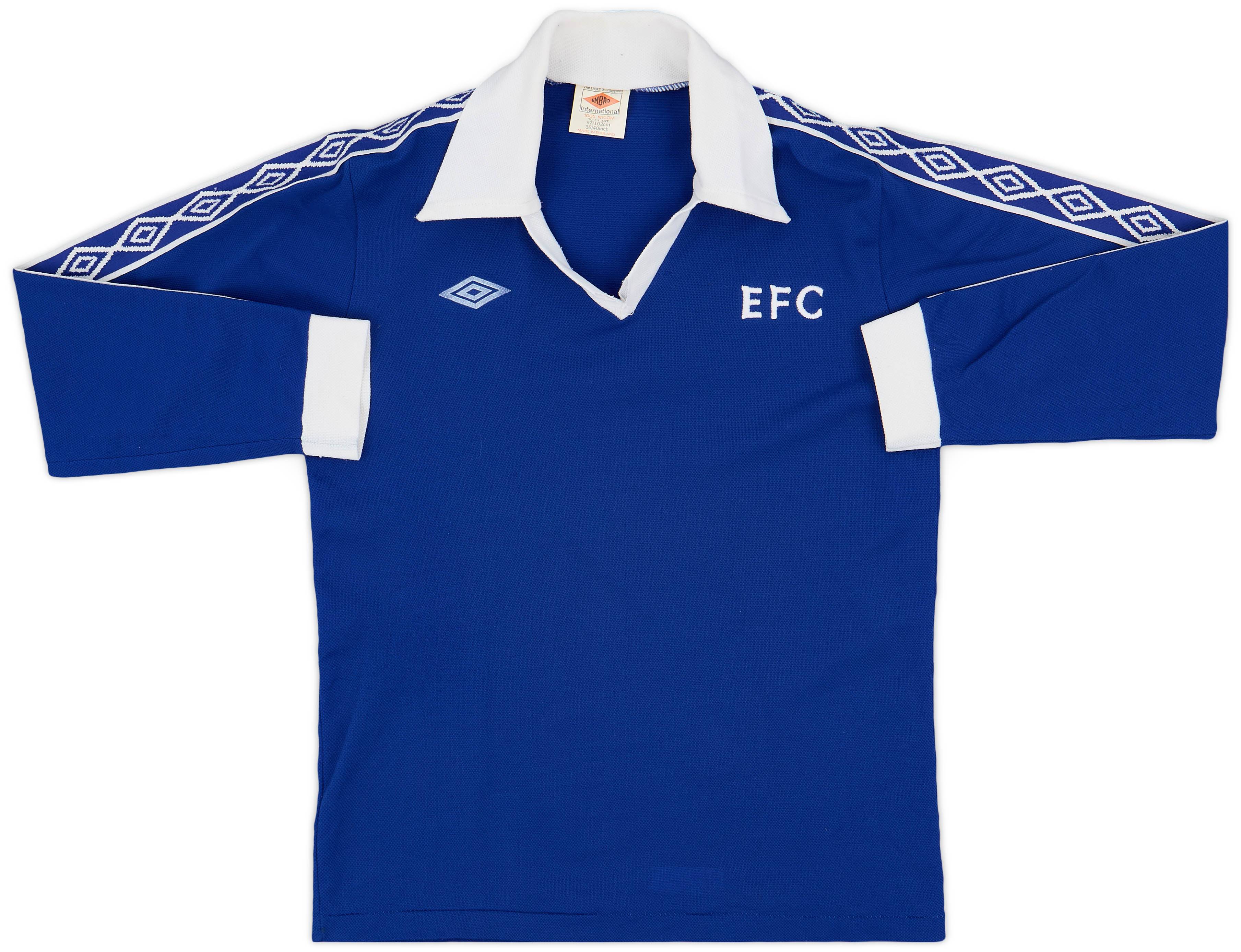 1976-78 Everton Home L/S Shirt - 8/10 - (M)