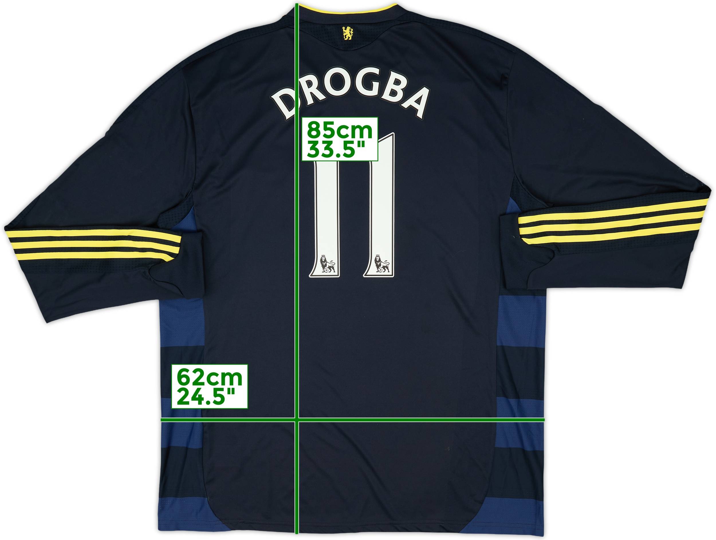 Chelsea FC Drogba 11番シャツ Drogba #11 Chelsea FC 2011/2012 Champions Home ORIGINAL