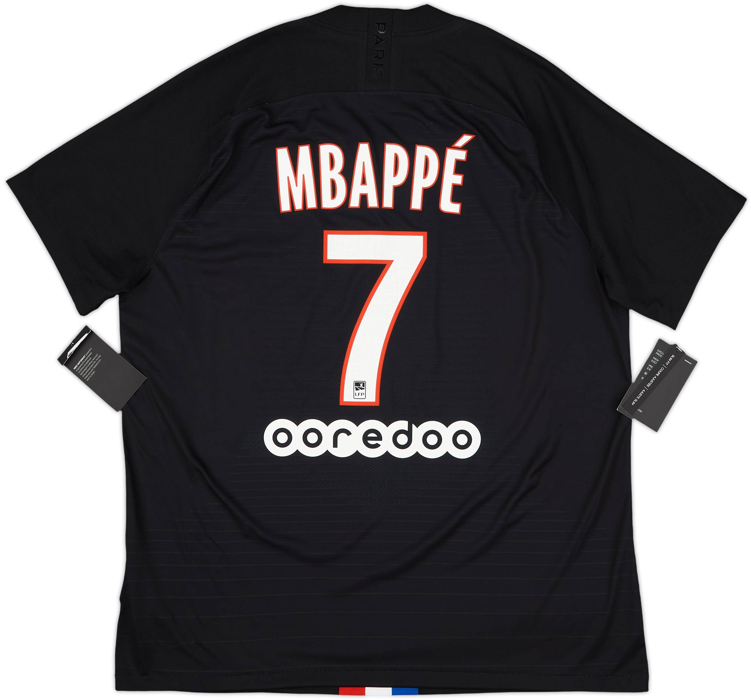 2019/20 PSG Fourth UCL Jersey #7 Mbappe XL Jordan Paris