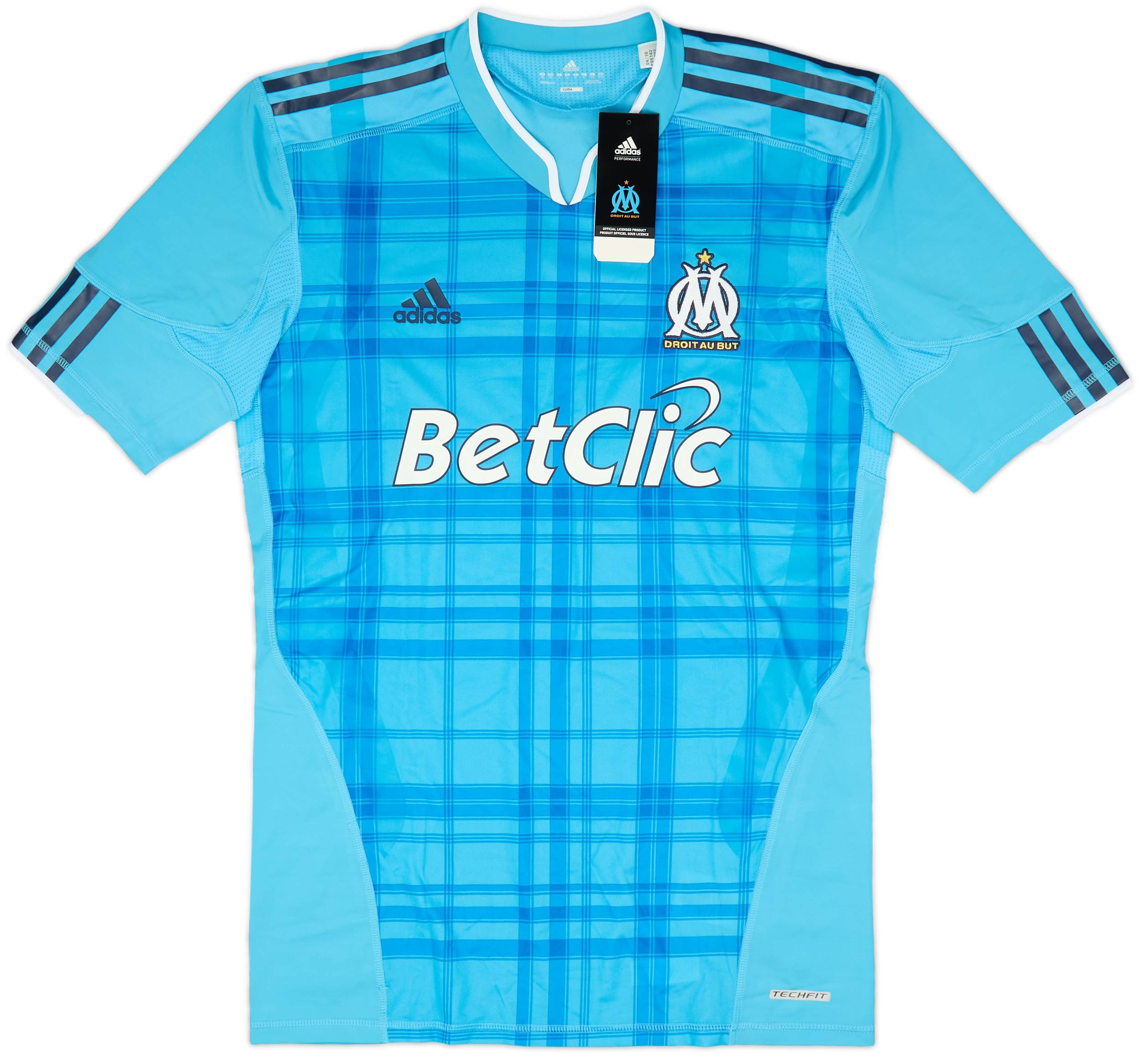 2010-11 Olympique Marseille Player Issue TechFit Away Shirt (XL)