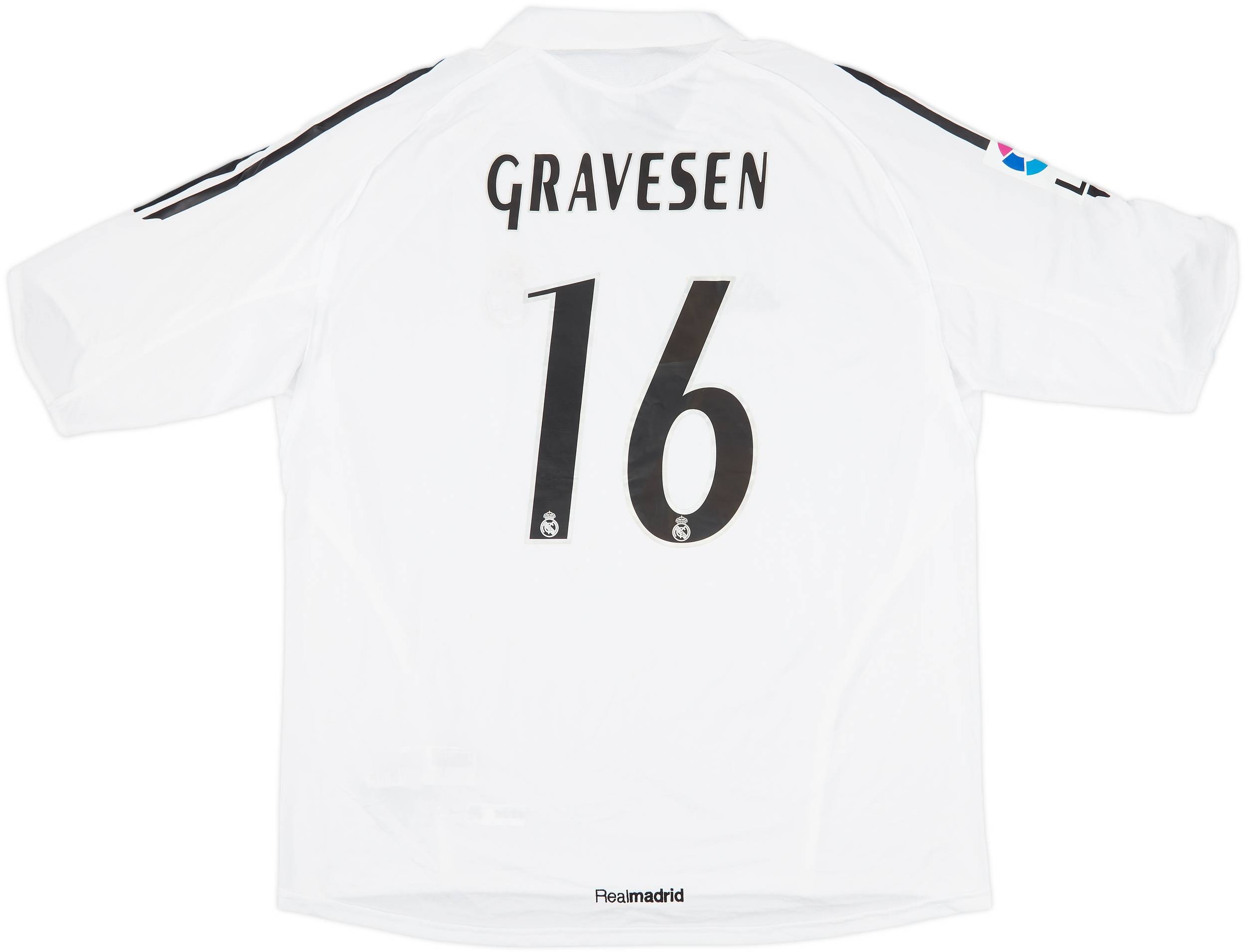 2005-06 Real Madrid Home Shirt Gravesen #16 (XXL)