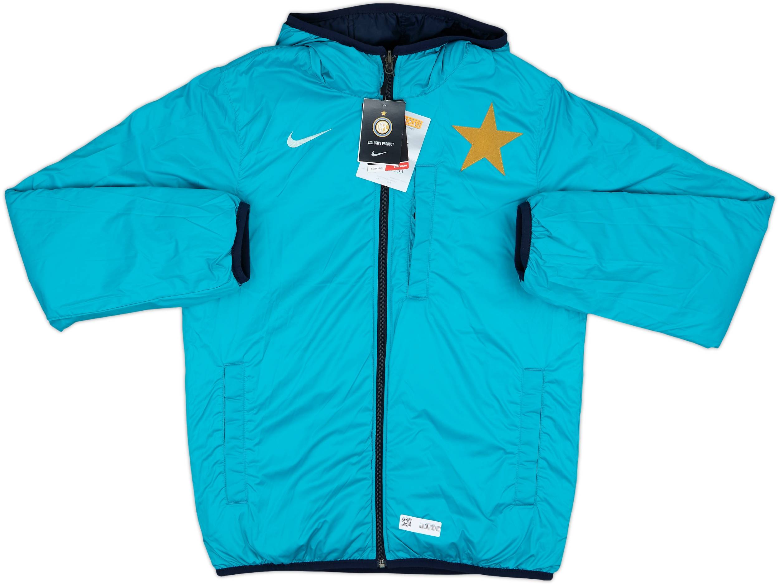 レア NIKE Inter Milan PADDED JACKET XL 2010-11 Inter Milan Nike Reversible Padded Jacket (S)