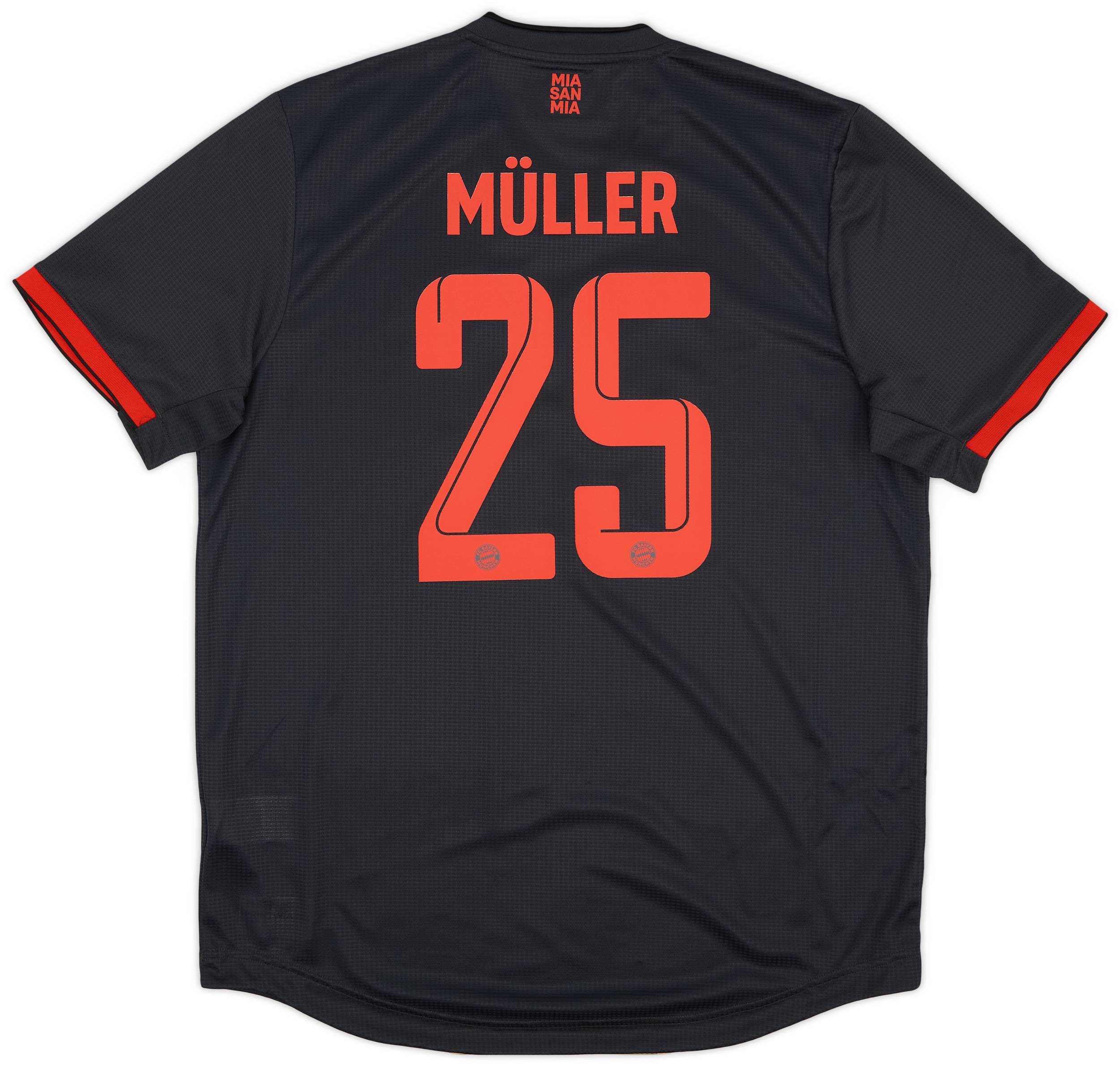 2022 23 Bayern Munich Authentic Third Shirt Muller 25 10 10 L