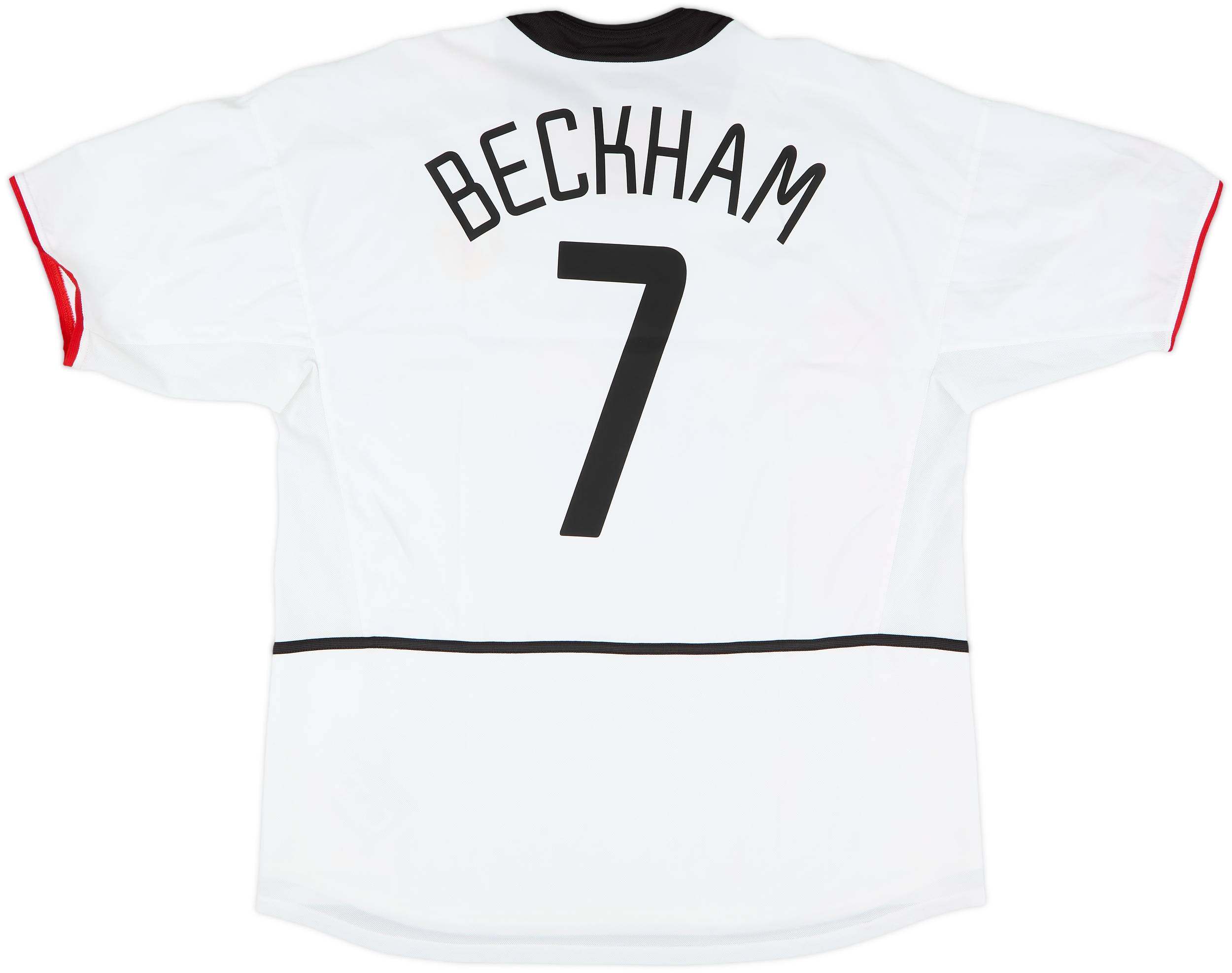 2002-03 Manchester United Away Shirt Beckham #7 - 5/10 - (XL)