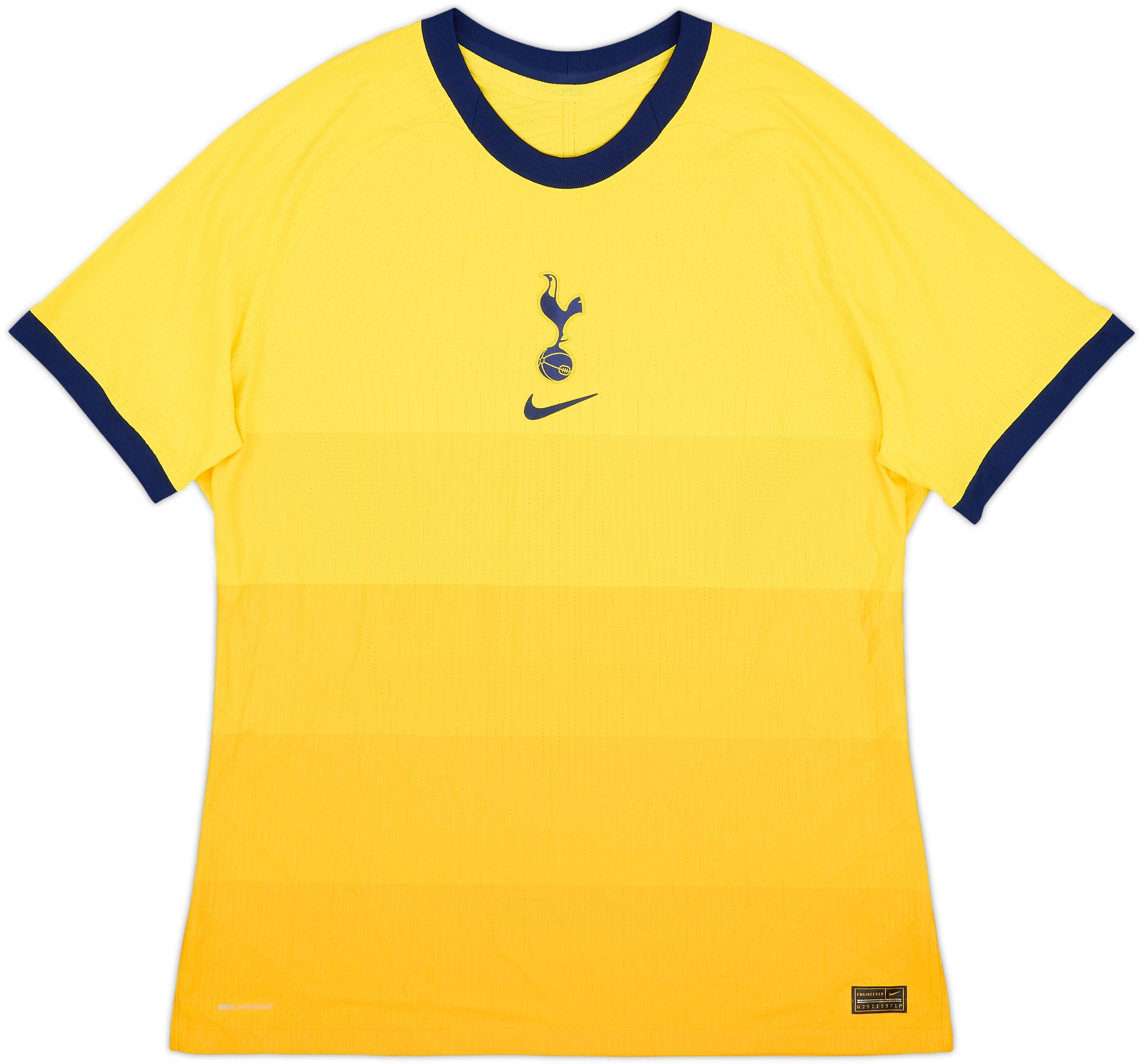 Yellow Kit Tottenham 2020 Tottenham 2020 2021 Third Shirt #10 Kane