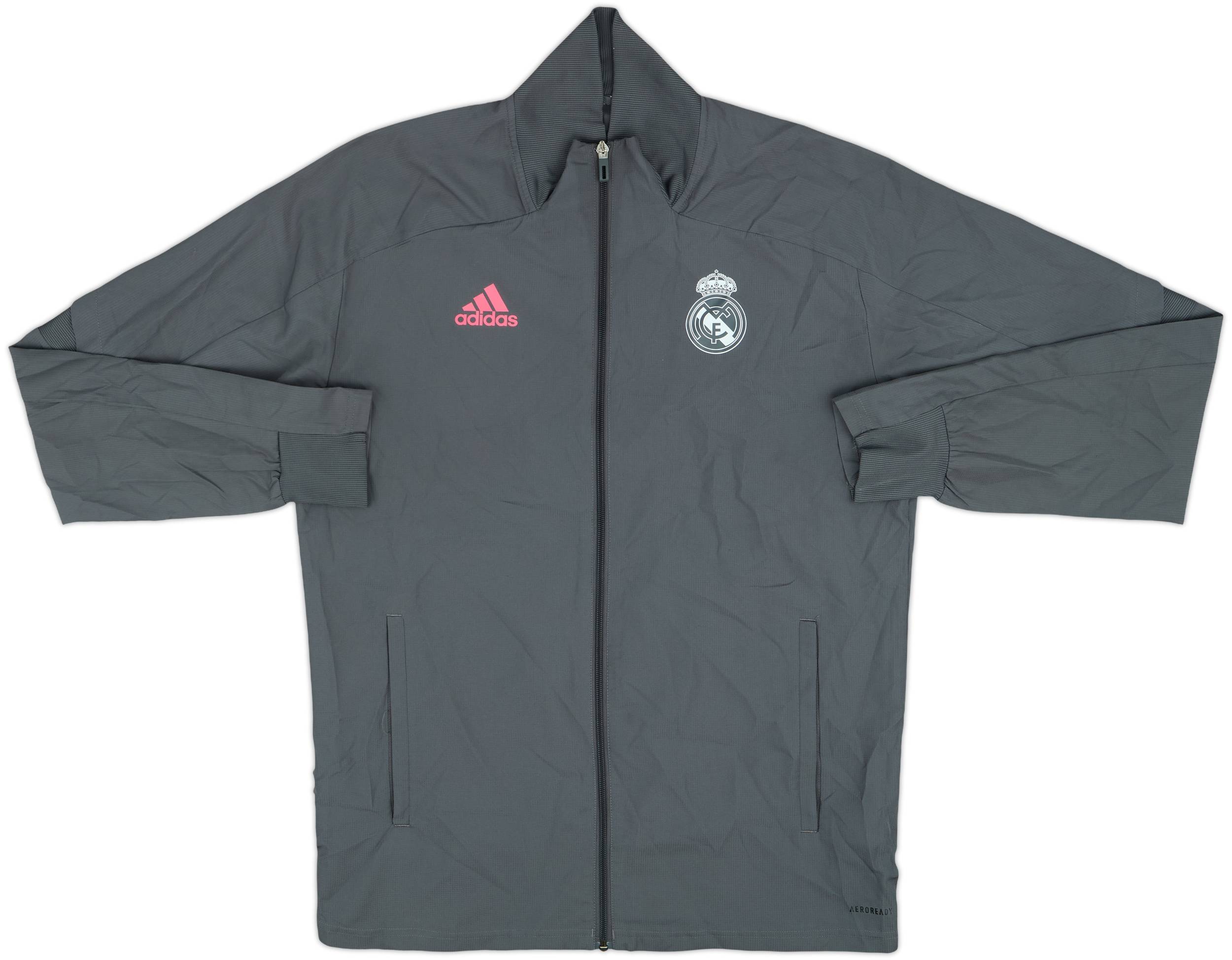 adidas Real Madrid XL トラックジャケット　グレー adidas レアルマドリード トラックジャケット Real Madrid 2024