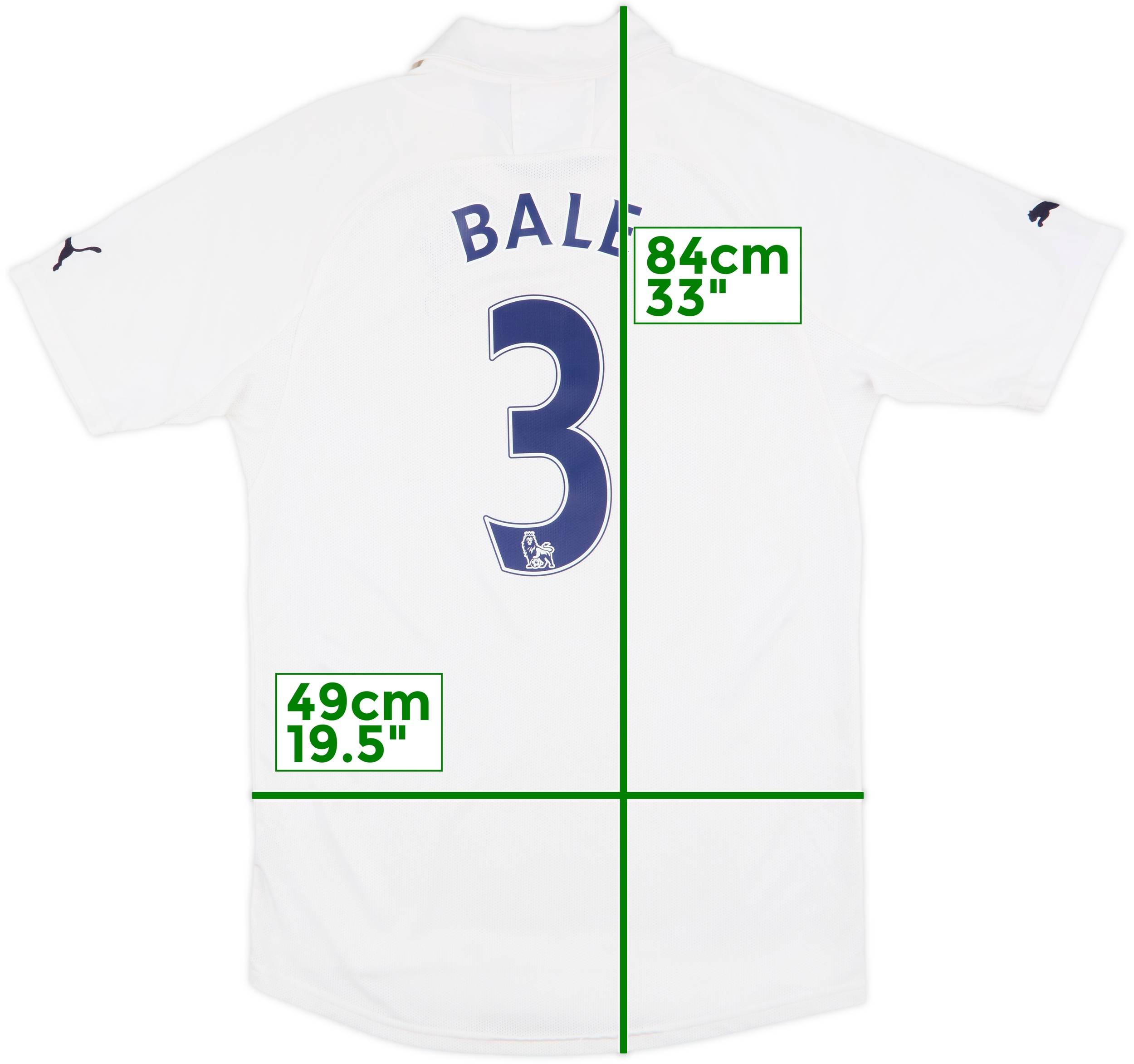 2011-12 Tottenham Home Shirt Bale #3 - 9/10 - (M)