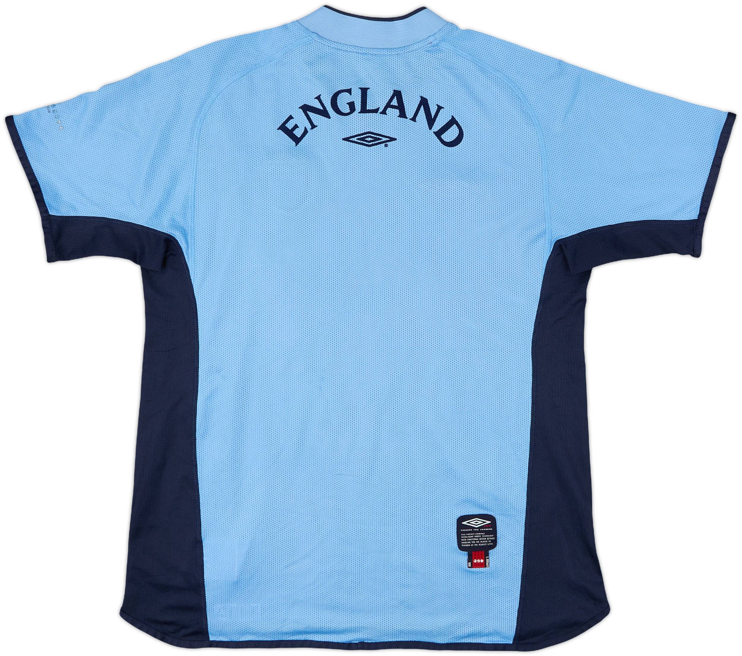 2002-04 England Umbro Training Shirt - 8/10 - (L) 2002-04 England Umbro Training Shirt - 8/10 - (L)