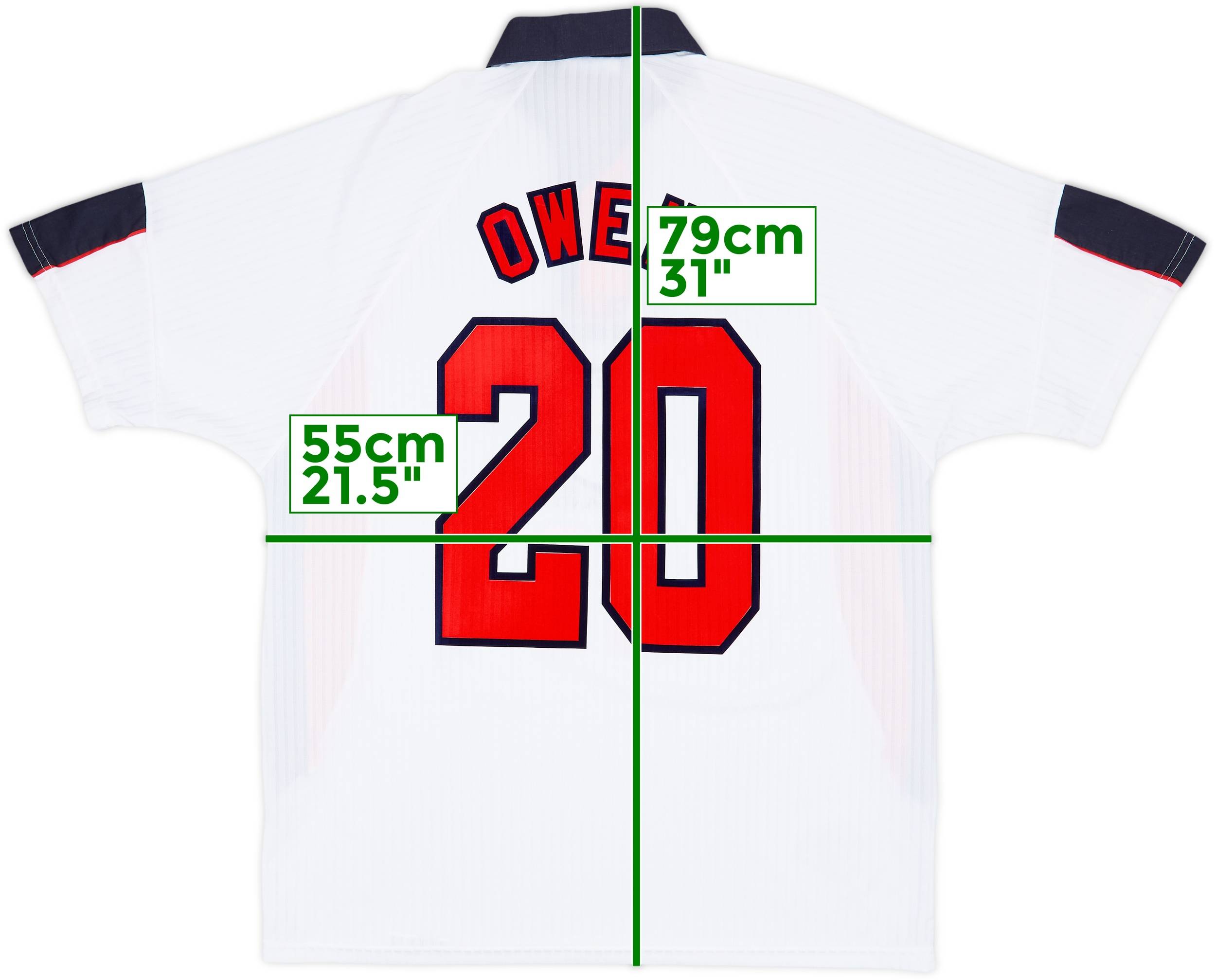 UMBRO イングランド代表 シャツ OWEN 20 1997-99-owen-20-england-