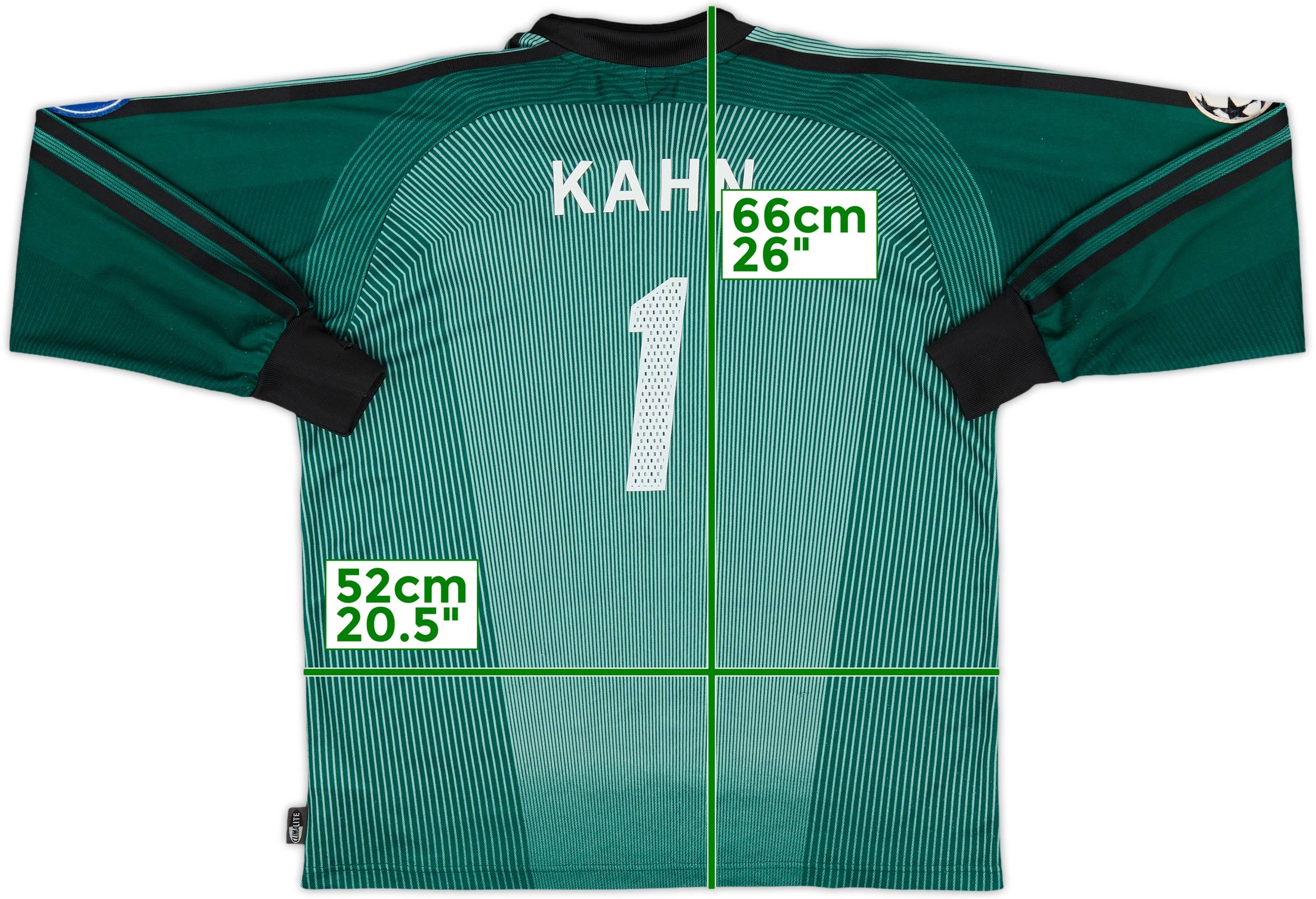 ウェア 2003-04 Bayern Munchen kahn 2003-04 Bayern Munich GK Shirt Kahn #1 - 9/10 - (Y)