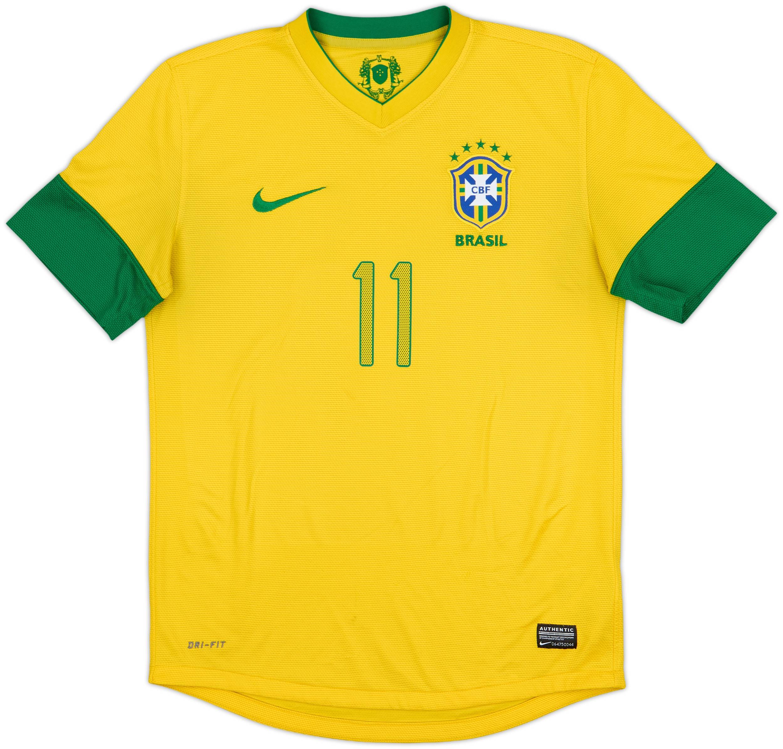 2012-13 Brazil Home Shirt Neymar #11 - 5/10 - (S)