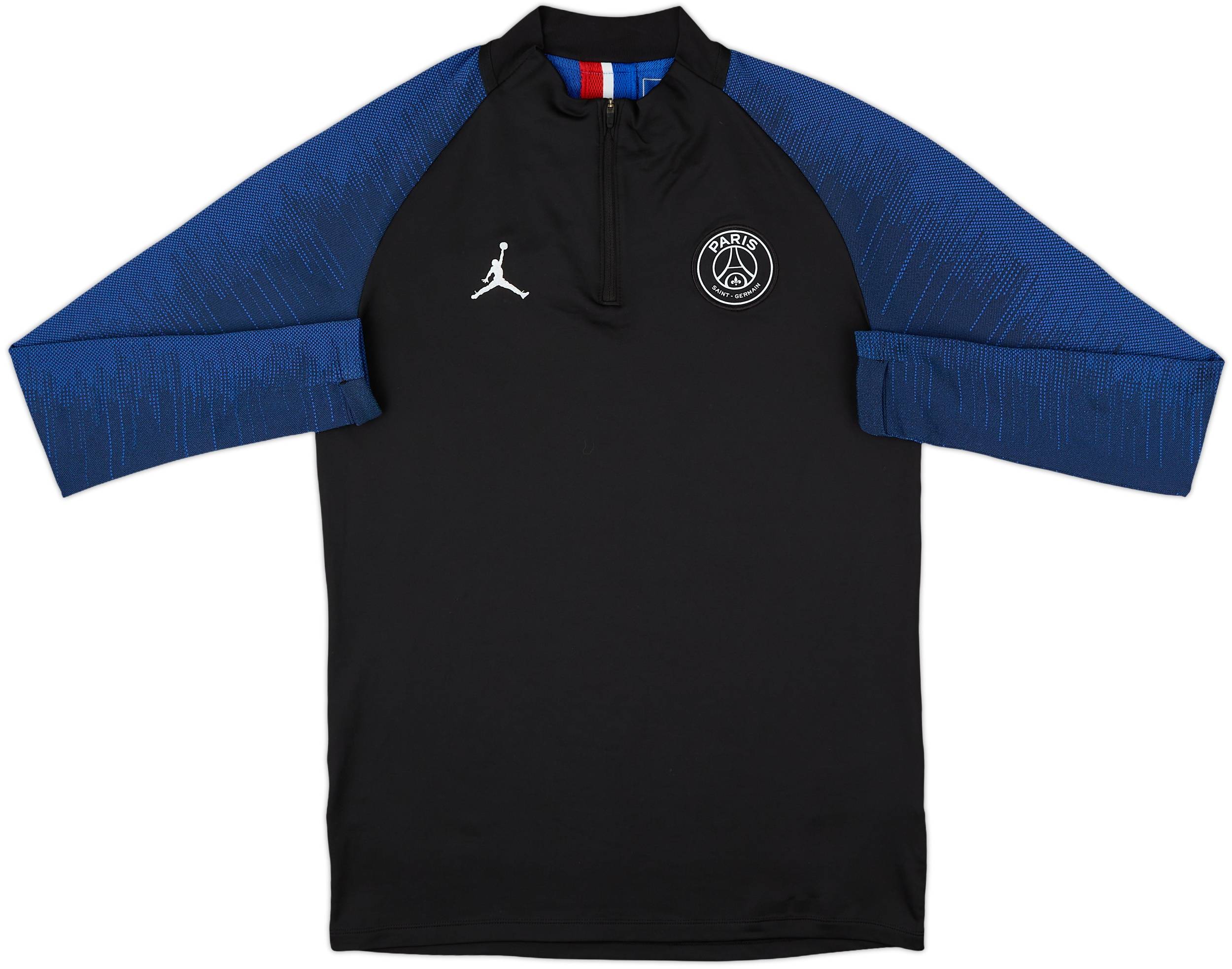 2020-21 Paris Saint-Germain Jordan/Nike 1/4 Zip Drill Top - 9/10 - (M)
