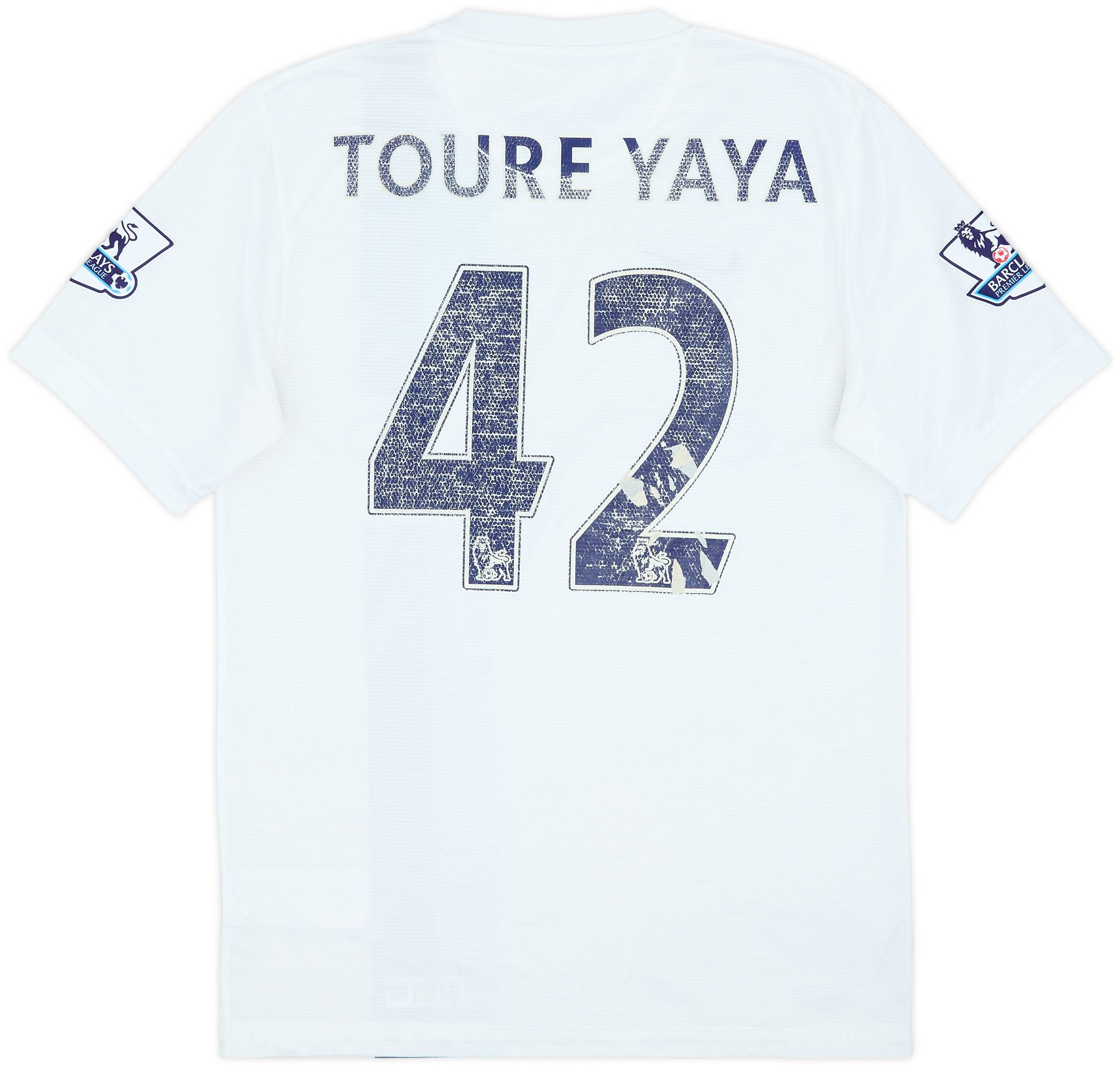 2013-14 Manchester City Third Shirt Yaya Toure #42 - 4/10 - (L)