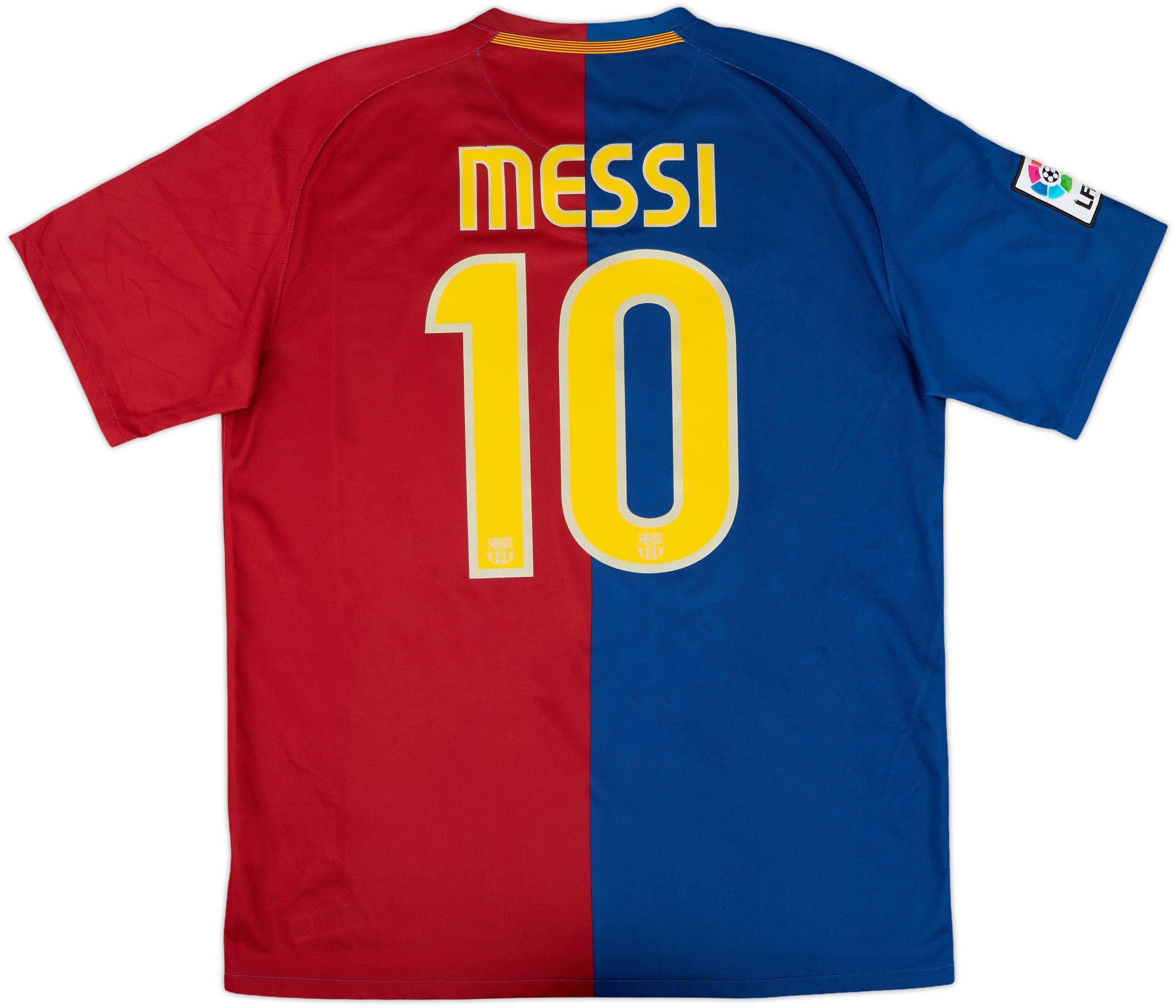 FC Barcelona MESSI 10 ホームシャツ 2006-07 Barcelona Home Shirt Messi #19 - 5/10 - (M)